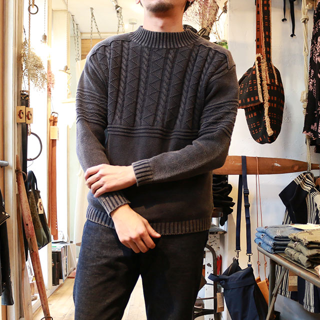 サイズが合う方は必見！ Porter Classic「Fisherman Knit × BLACK」