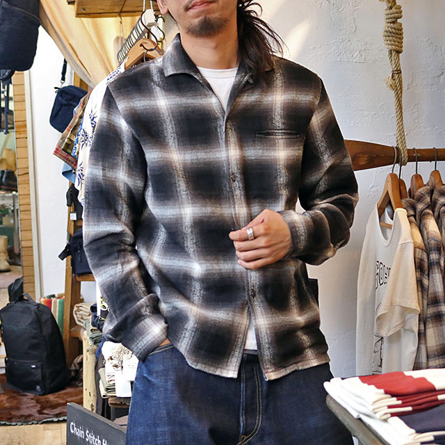 コットン100%のオンブレチェック生地を使用した「Vincent Shirts」入荷！