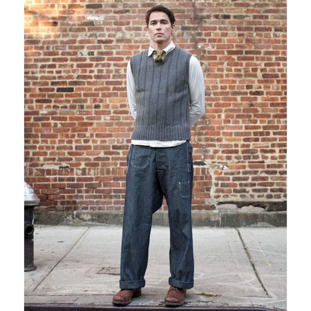 JOHN GLUCKOW Net Maker's Trousers × インディゴ 再入荷！