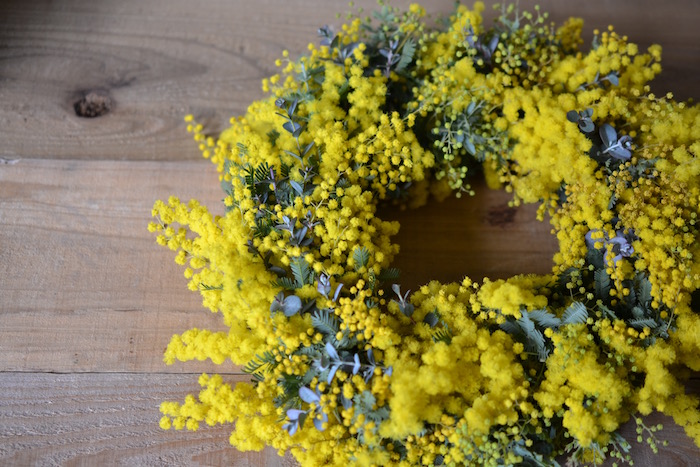 ミモザリース予約販売始まりました。