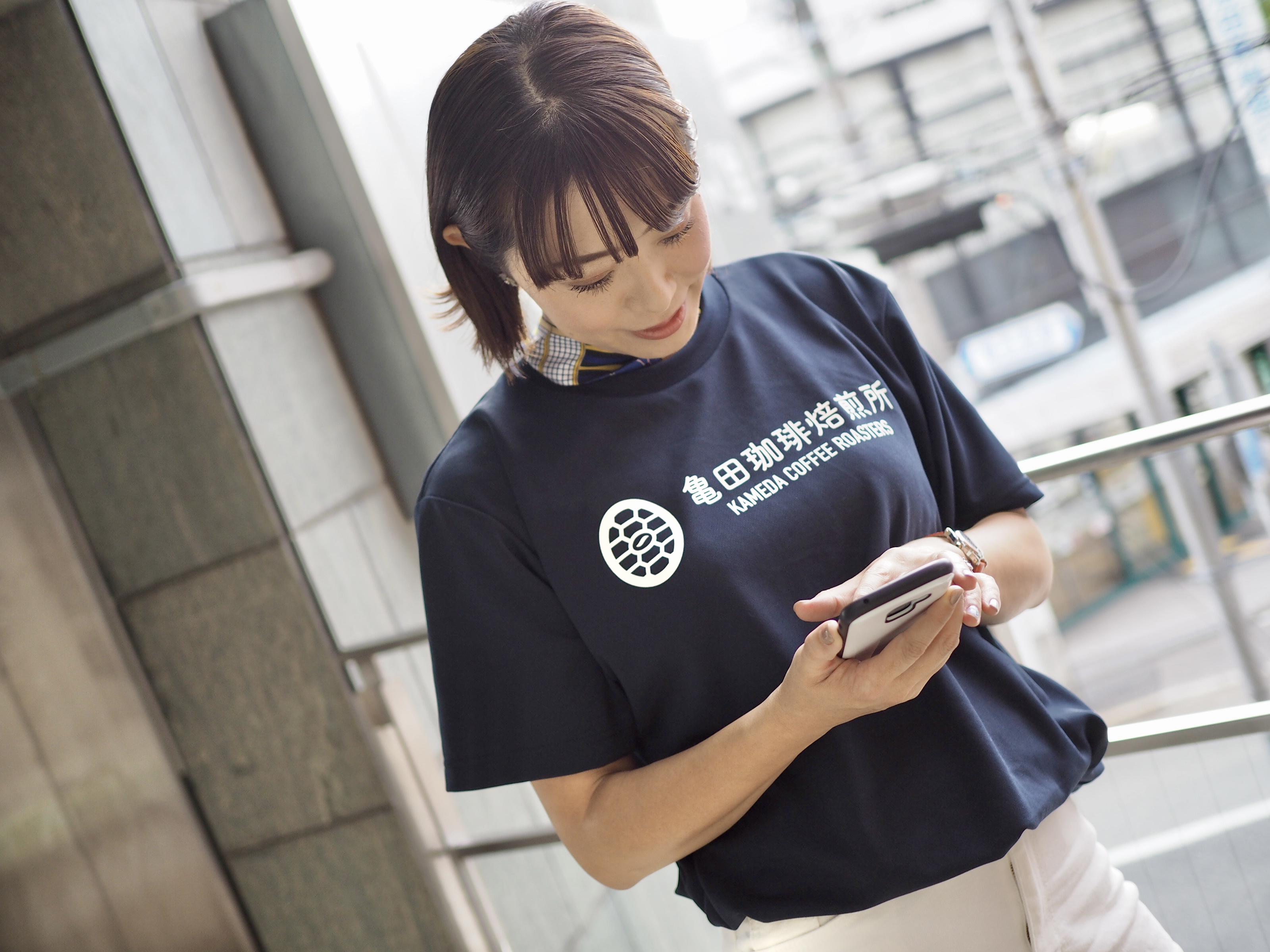亀田珈琲焙煎所オリジナル 4.4OZドライTシャツ