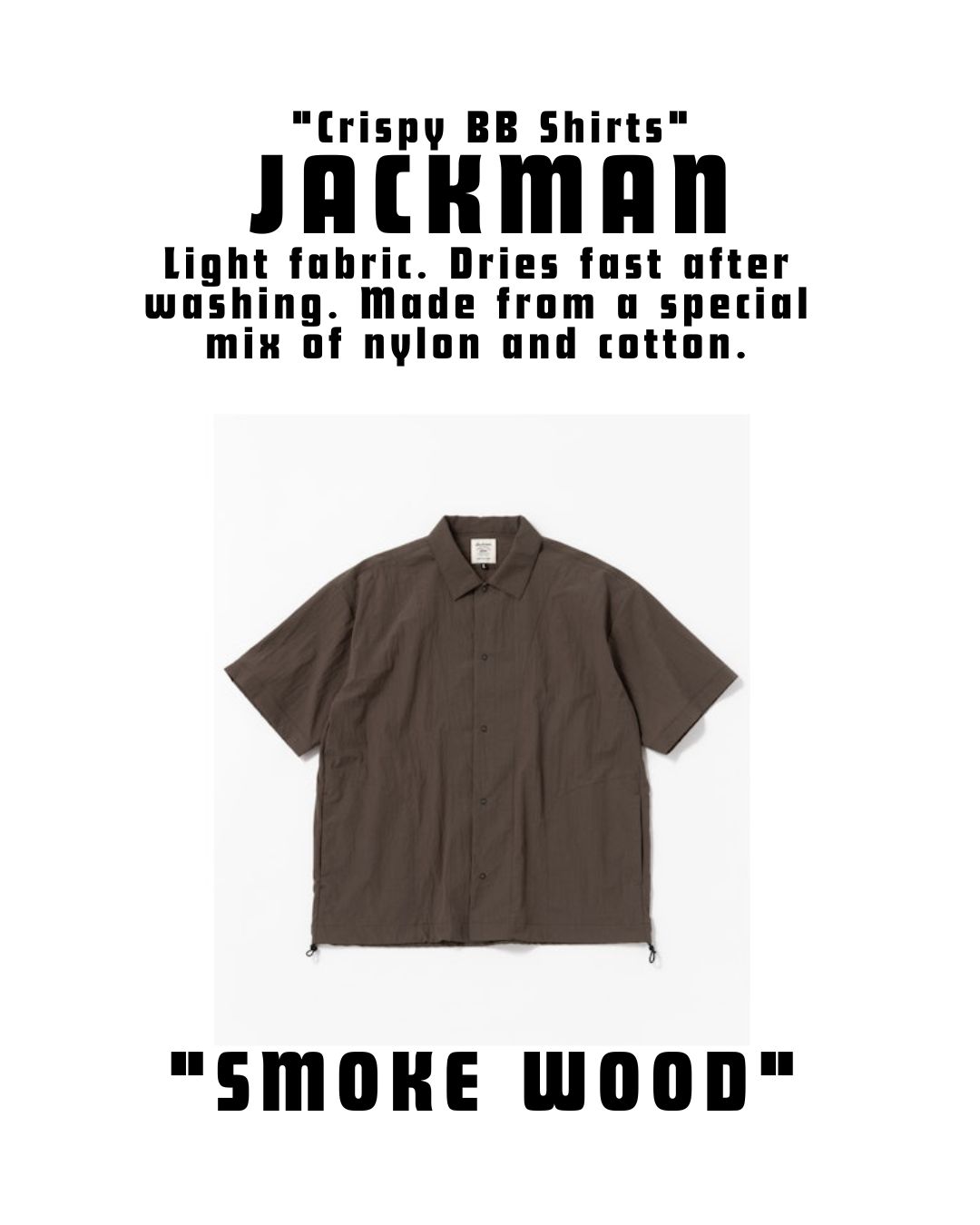 JACKMAN "Crispy BB Shirts"