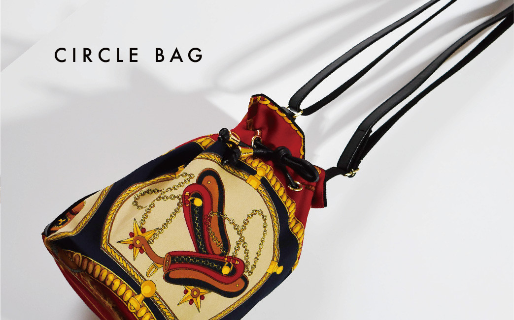 大人ナチュラルコーデにも合わせやすいCIRCLE BAG（サークルバッグ）