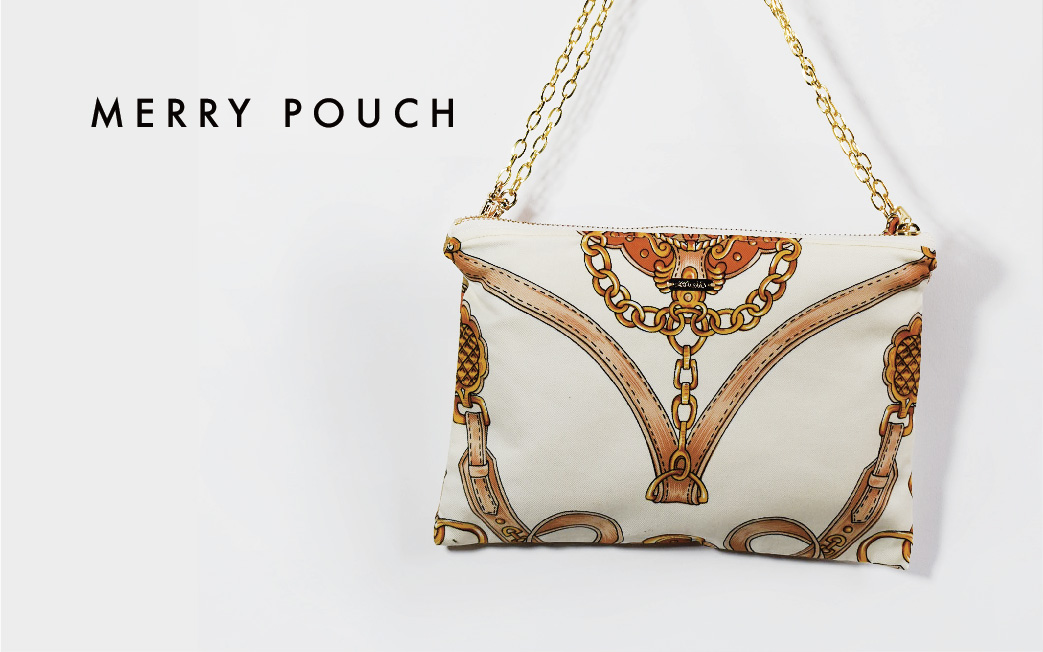 お散歩やちょっとしたお出かけに♪MERRY POUCH(M)（メリーポーチ）