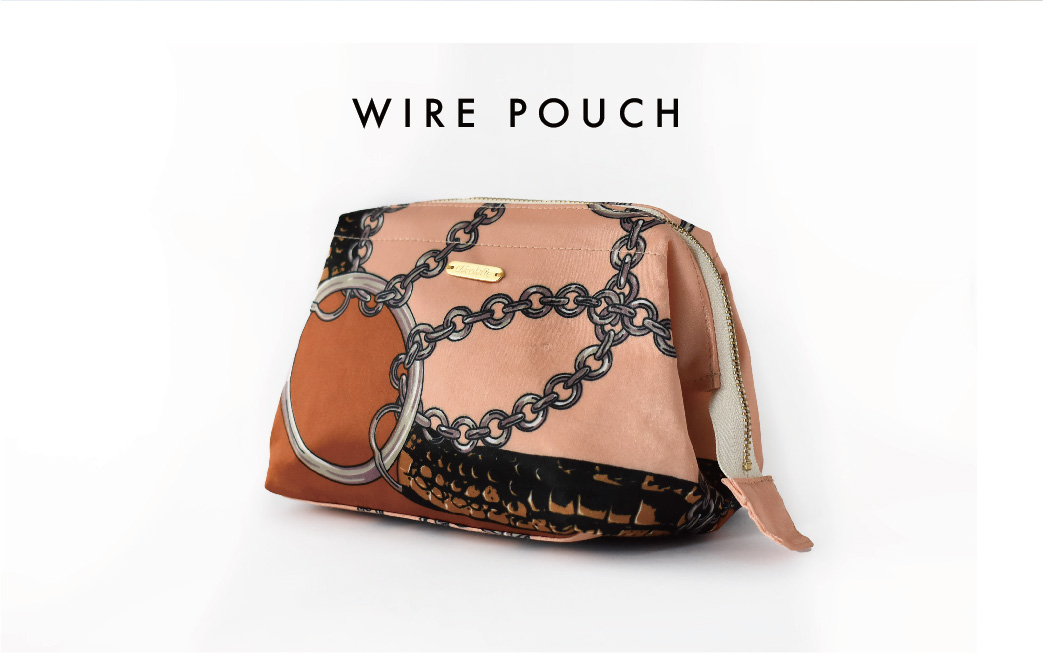 ギフトにもおすすめ、コロンと可愛いWIRE POUCH入荷いたしました！