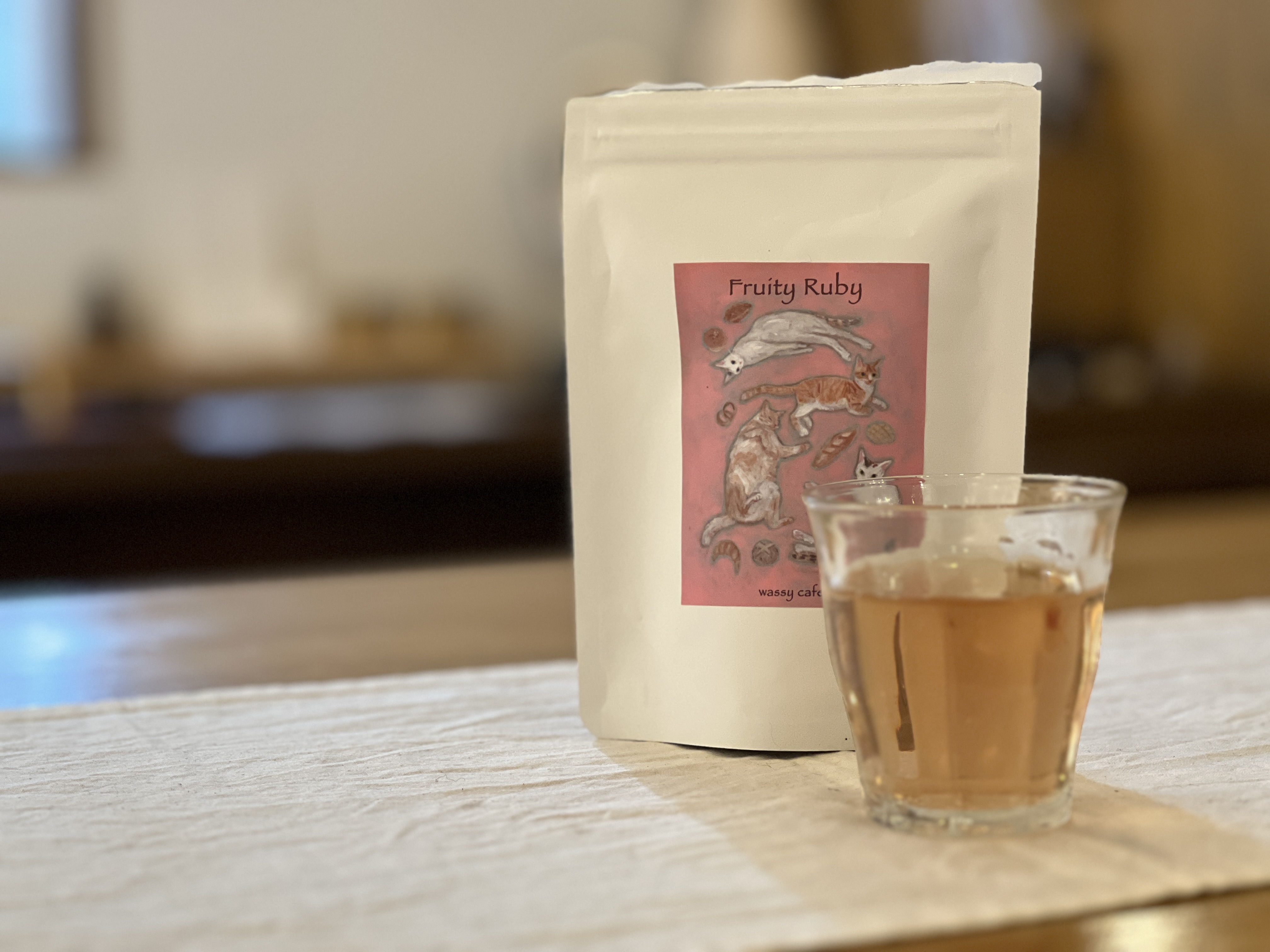 【ねこ時間】wassy cafe のハーブティ&コーヒー再入荷