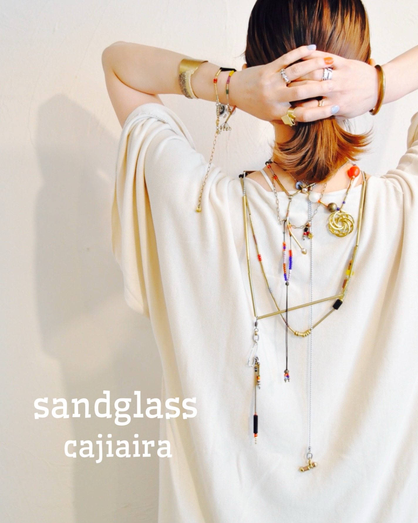 "sandglass cajiaira"新作ネックレスが登場！