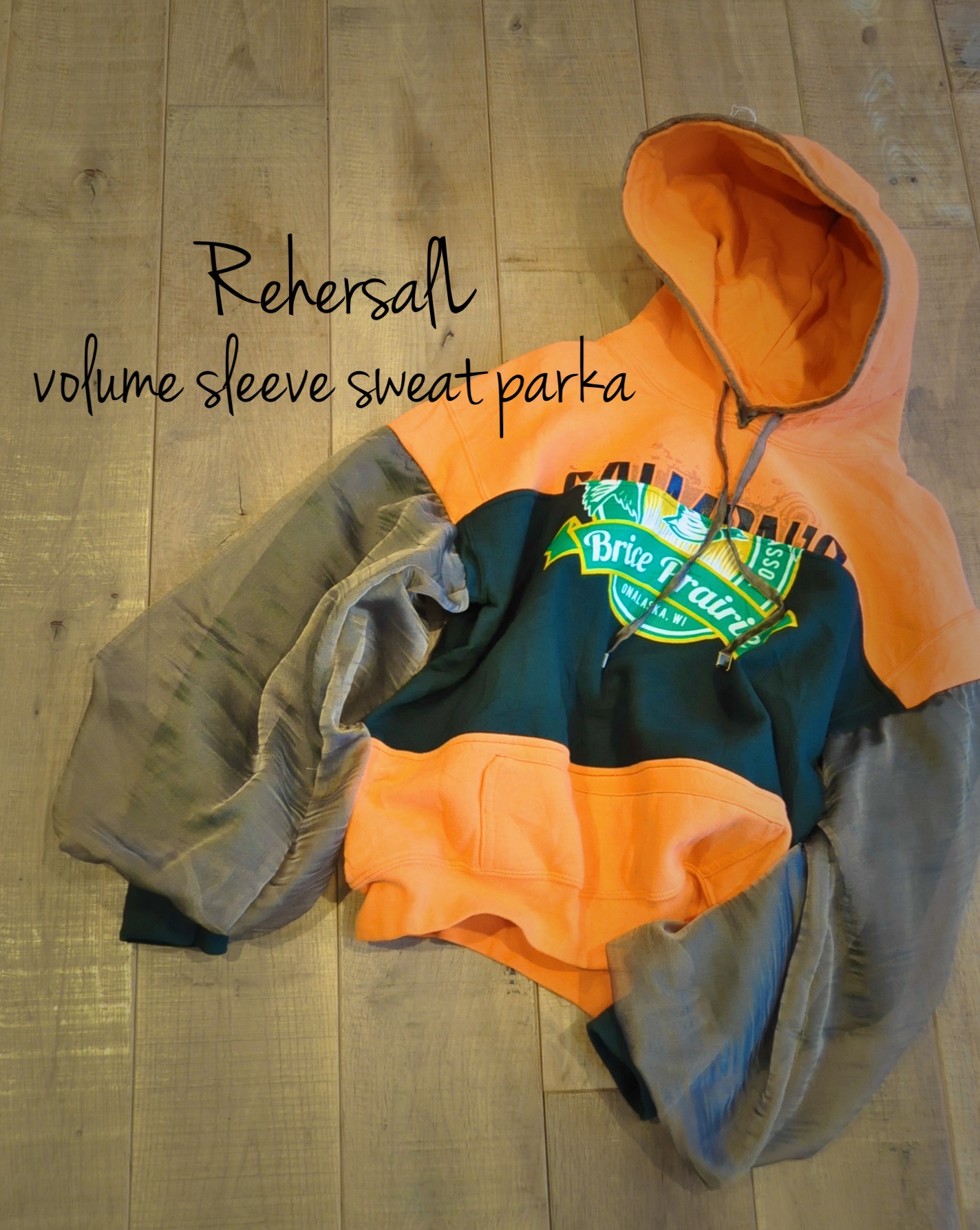 "RehersalL"新作カスタムパーカー！