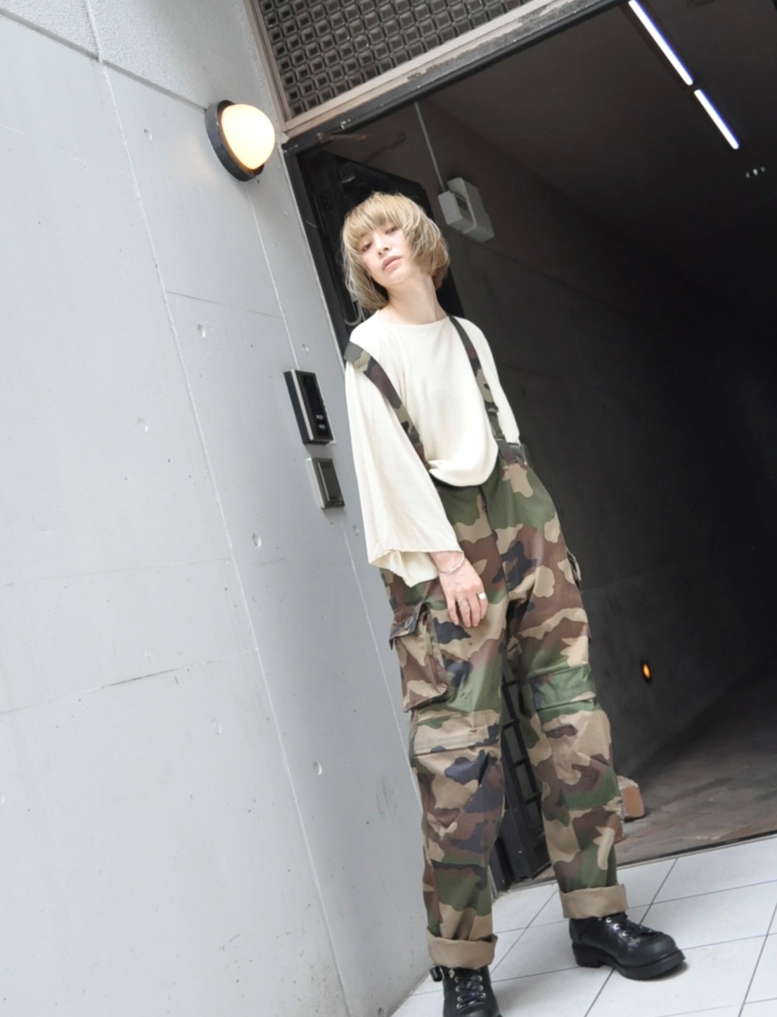 "hippiness" シームレスニットを着る。