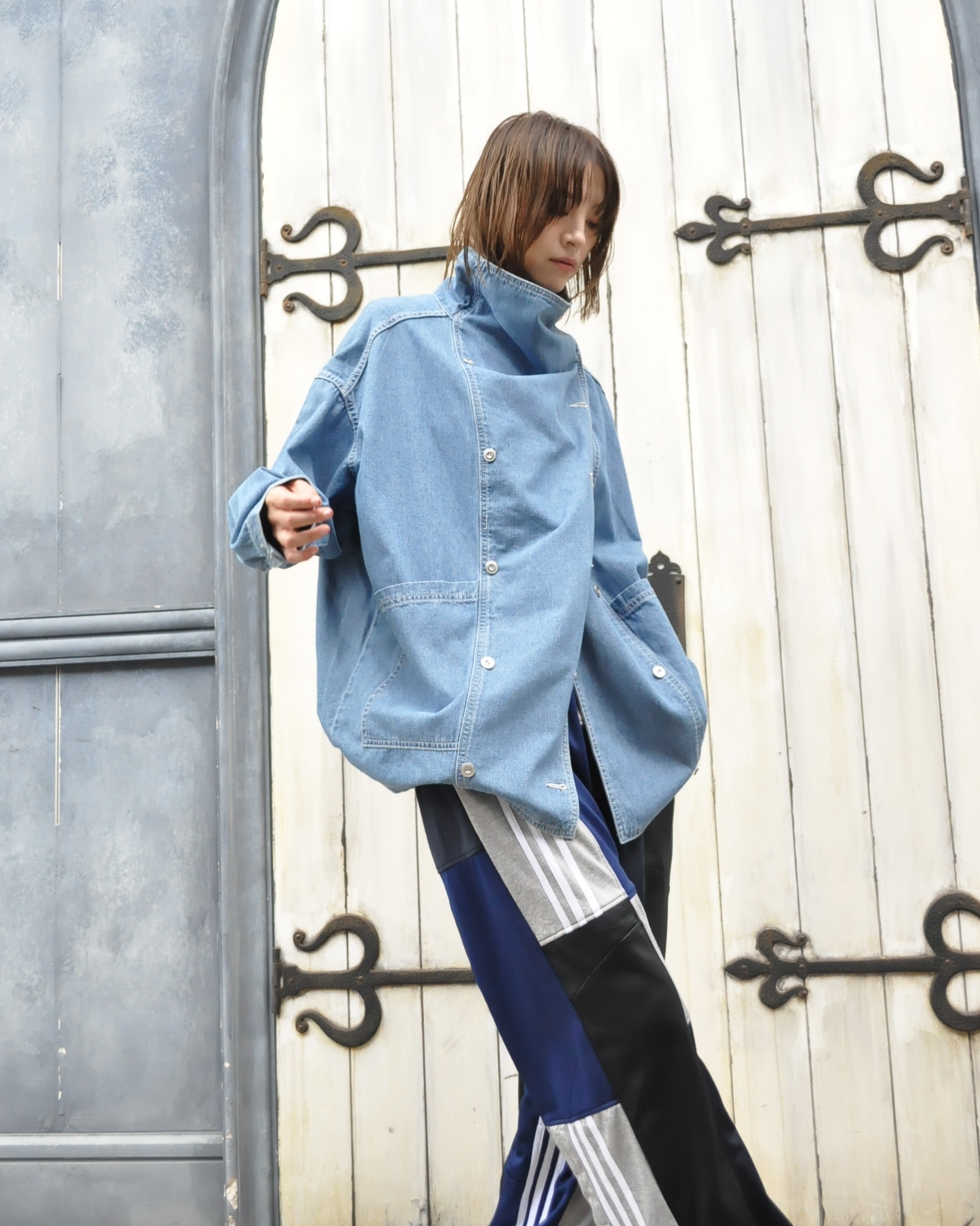 "ANGELINA"アレンジ自在のデニムアウター