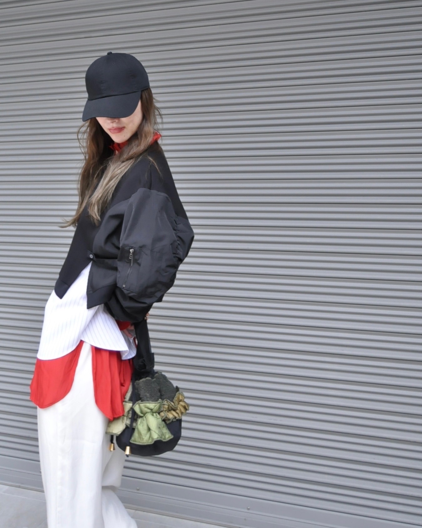"blanc basque"ミックスデザイントップス。