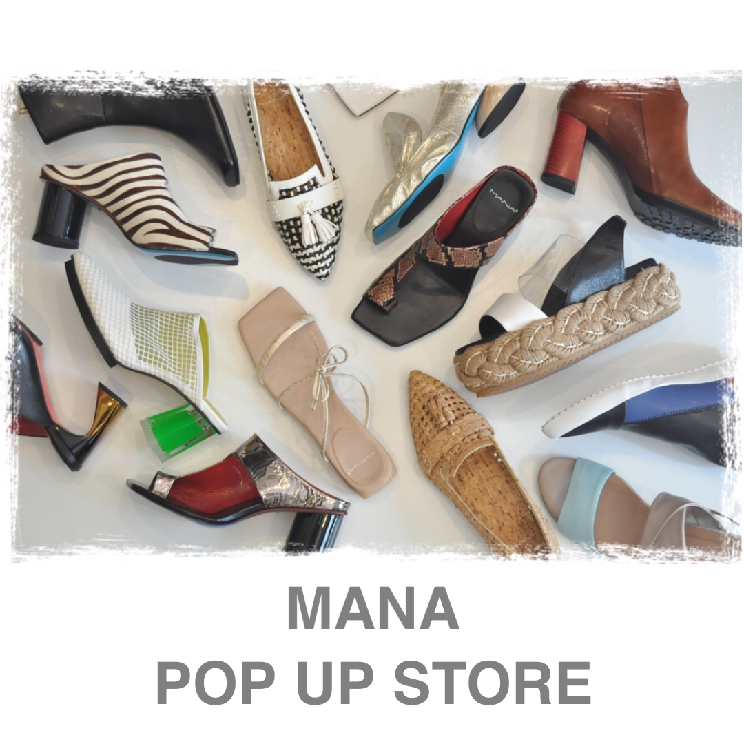 "mana" POP UP STOREのお知らせ