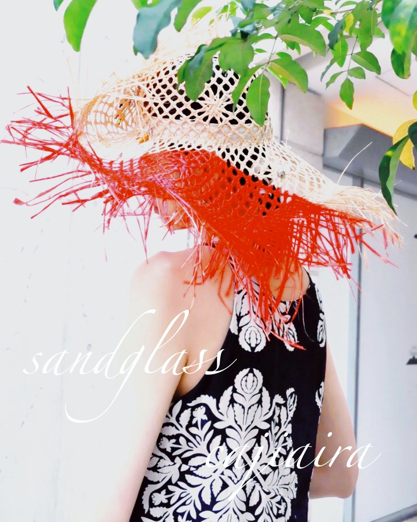 "sandglass cajiaira" straw hat !!