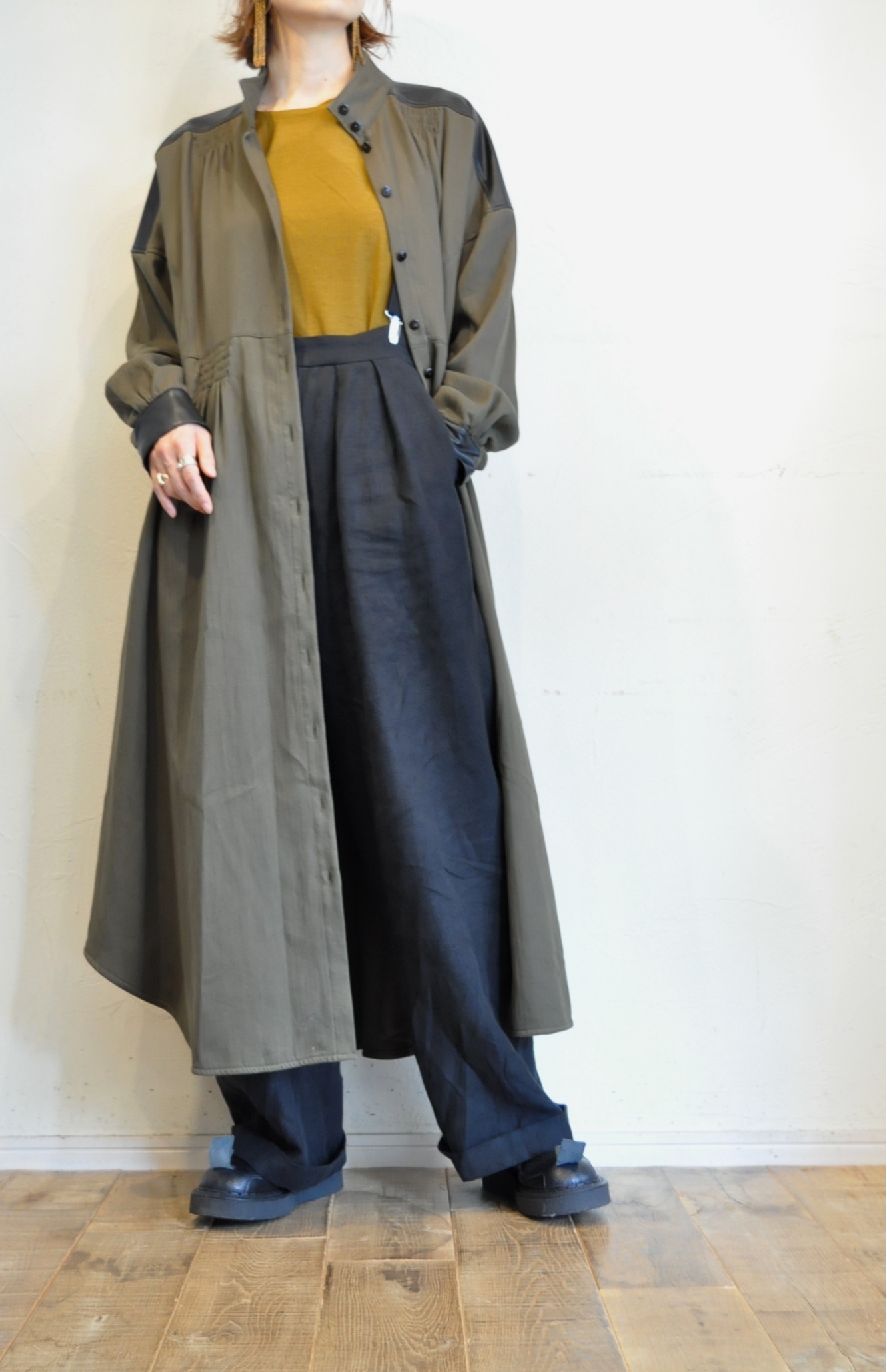 "RehersalL"アウターとして使えるワンピース！