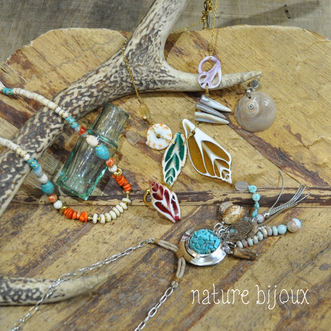 "nature bijoux" 自然に感謝して。