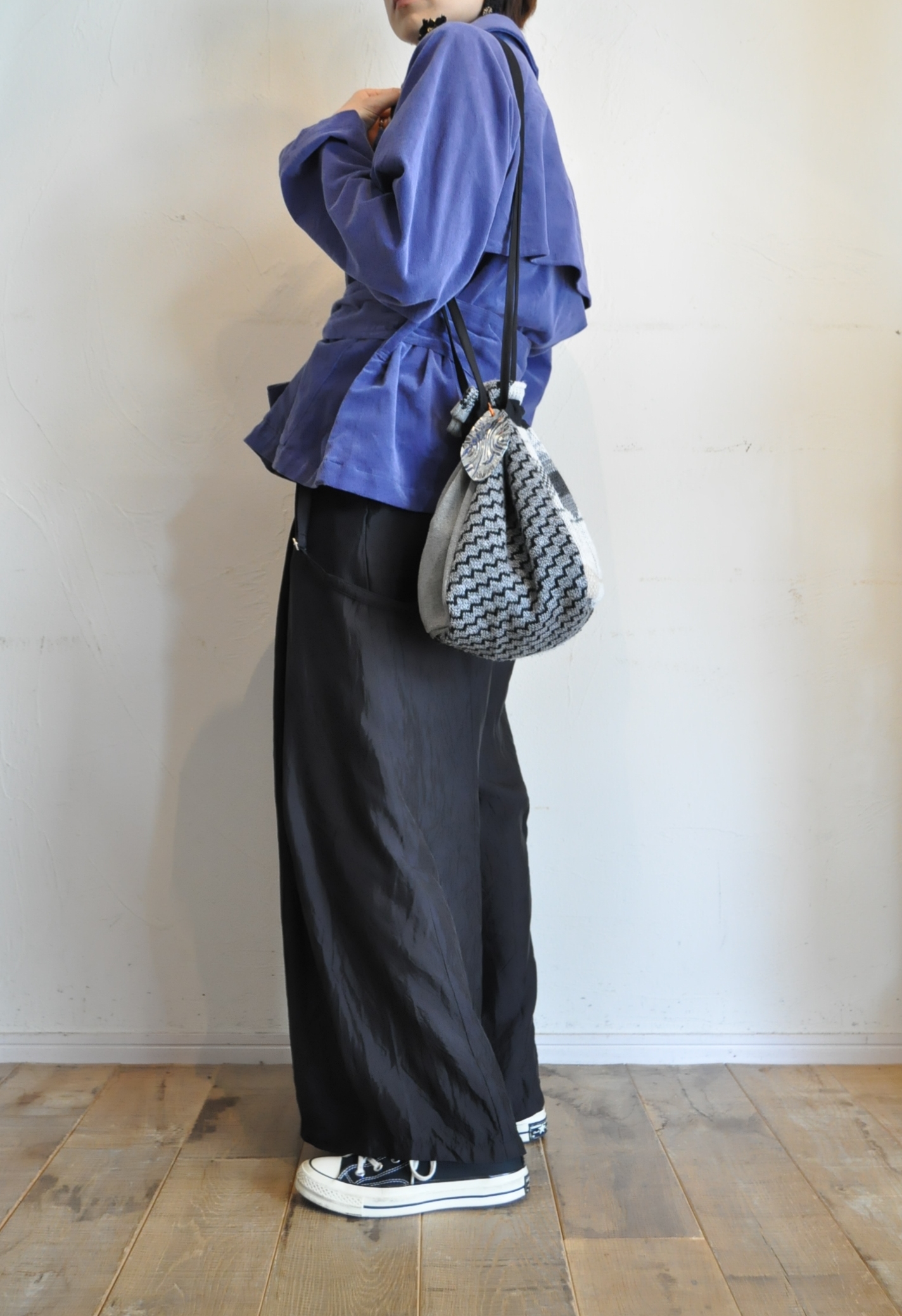 "RehersalL"一点物ニットバッグ☆