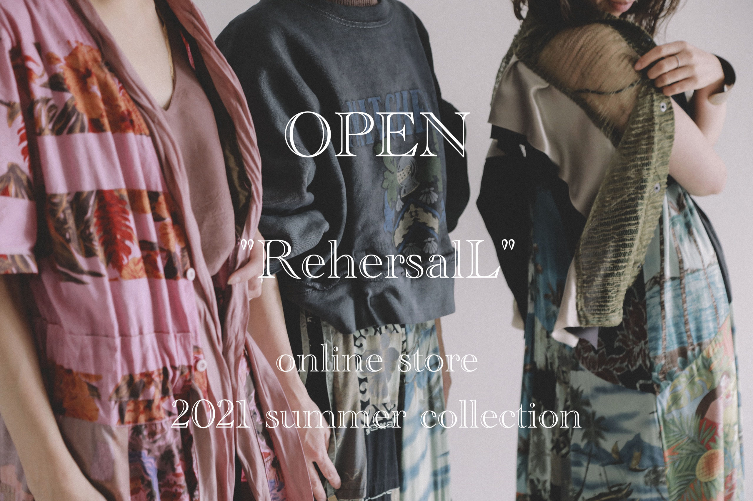 "RehersalL"online store オーダー受付スタート！！