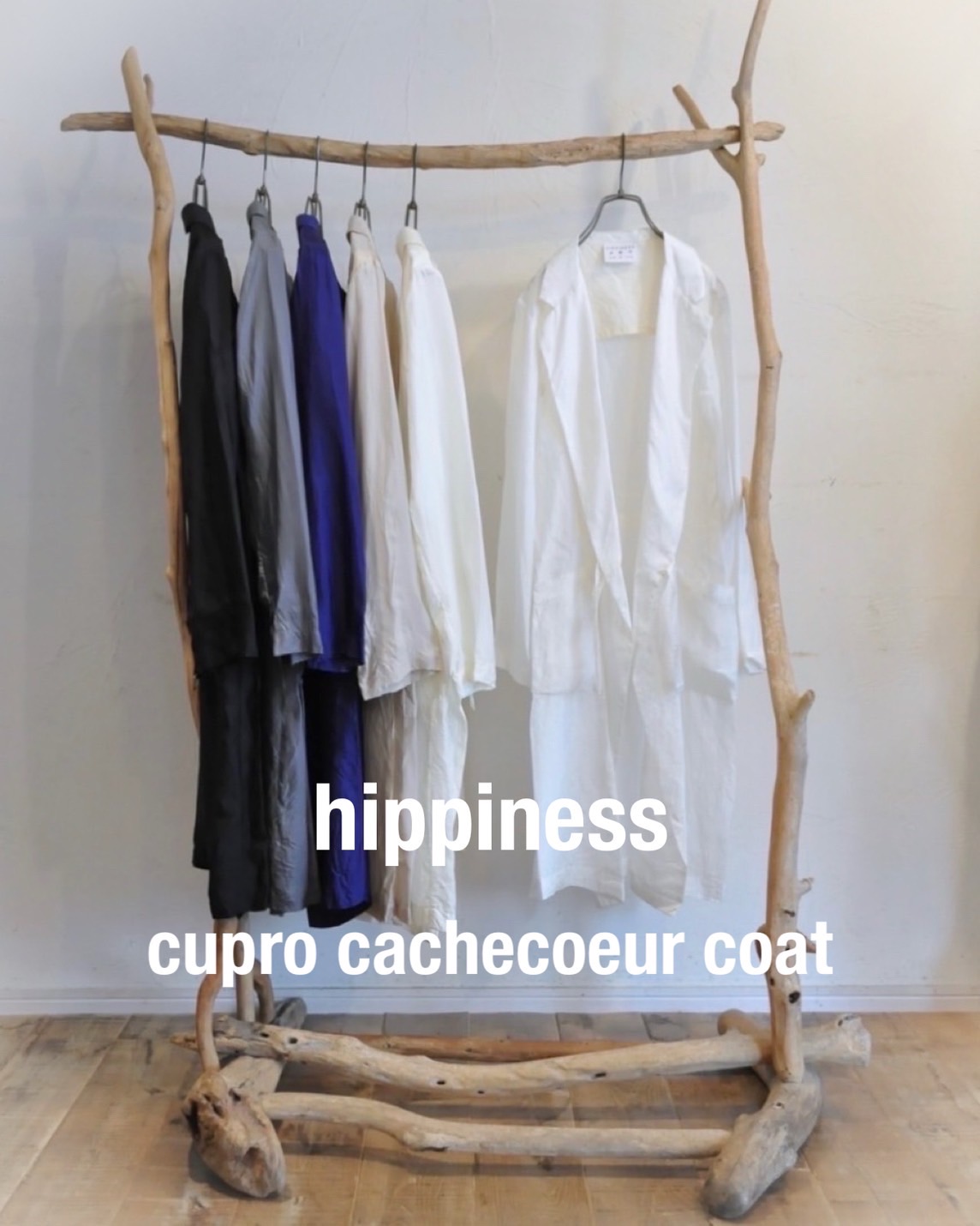 "hippiness" カシュクールコートリリース！！