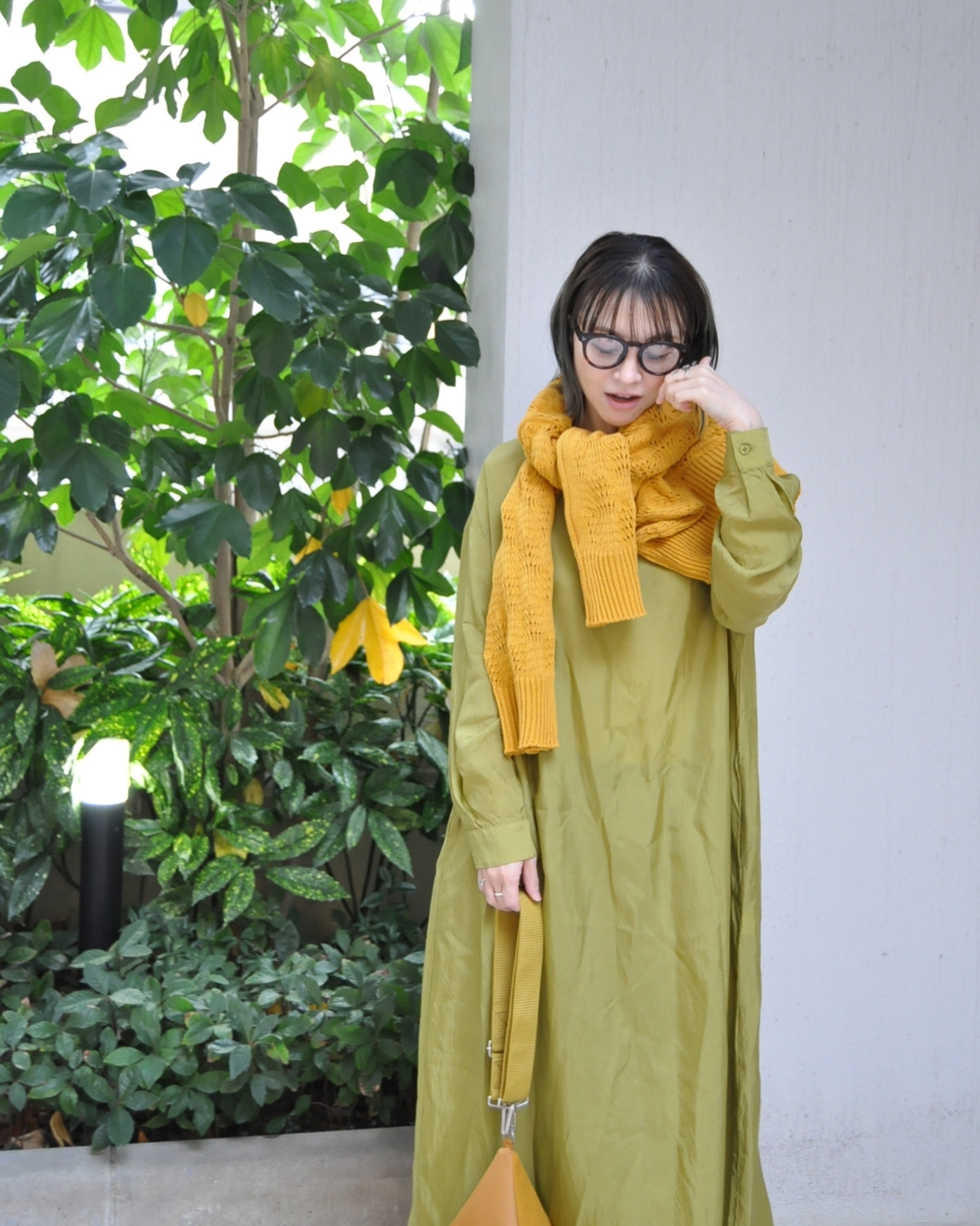 "hippiness" kiki dressを着る。
