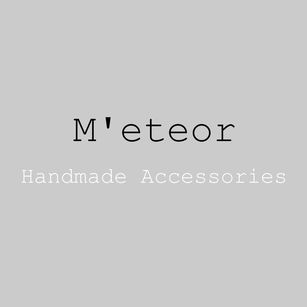 "M'eteor"シンプル～個性的なシルバーアクセサリー。