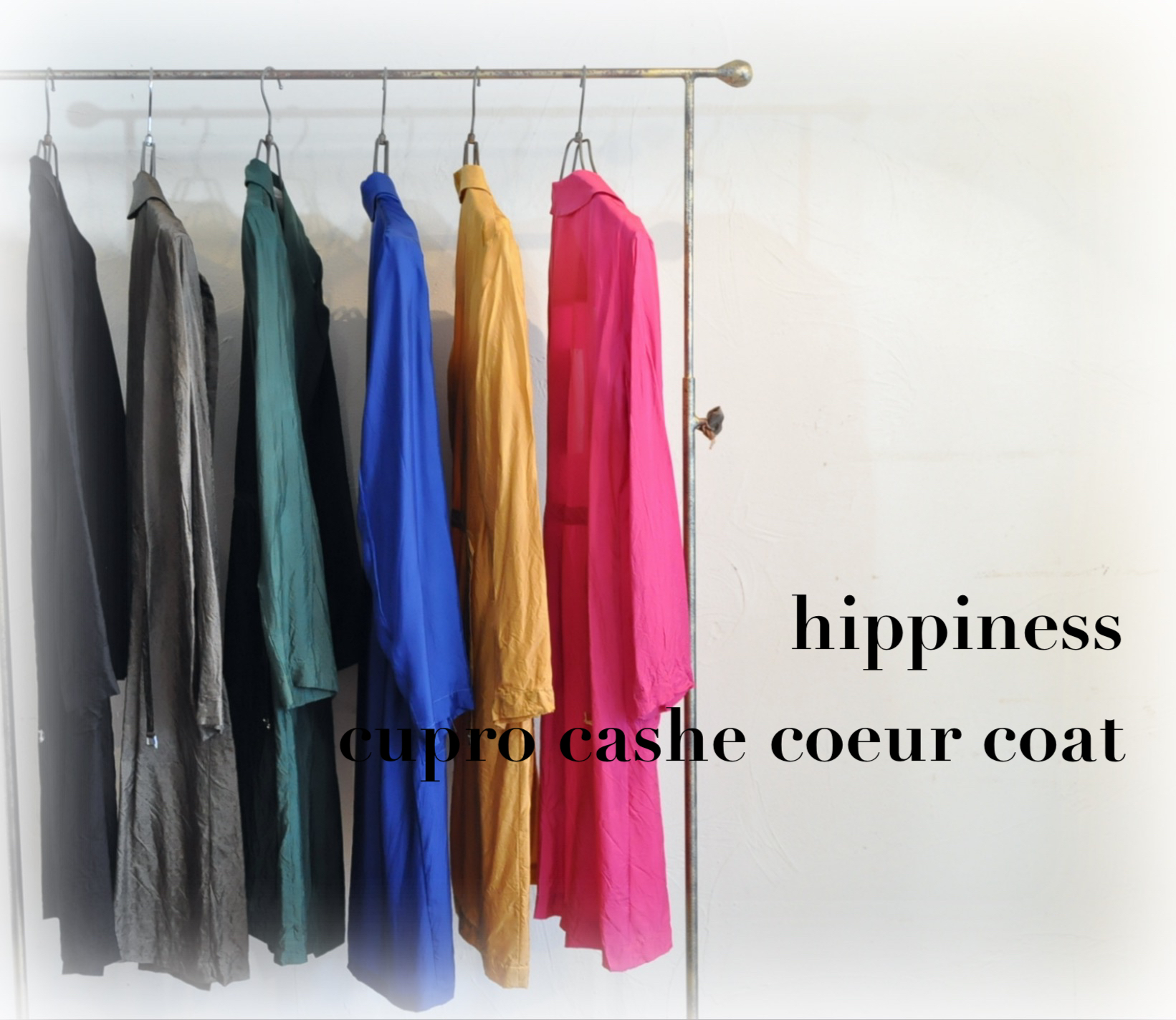 "hippiness"新作カシュクールコート！！
