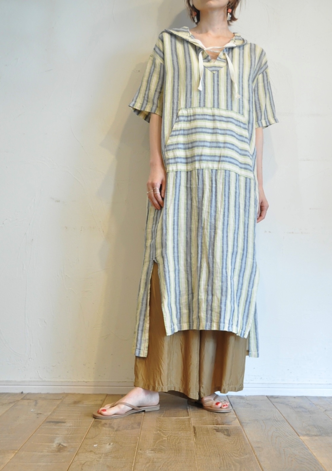 "garance et violette" メキシカンワンピース。