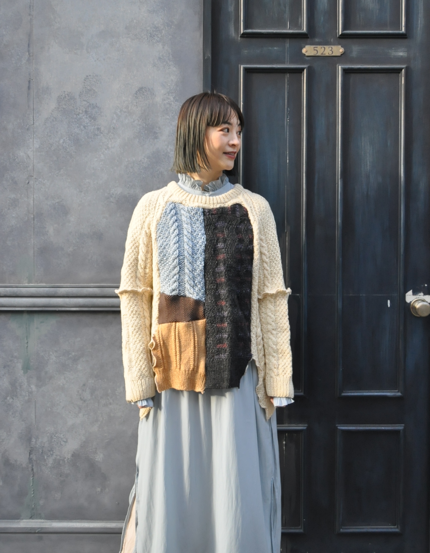 "RehersalL"フィッシャーマンを着る。