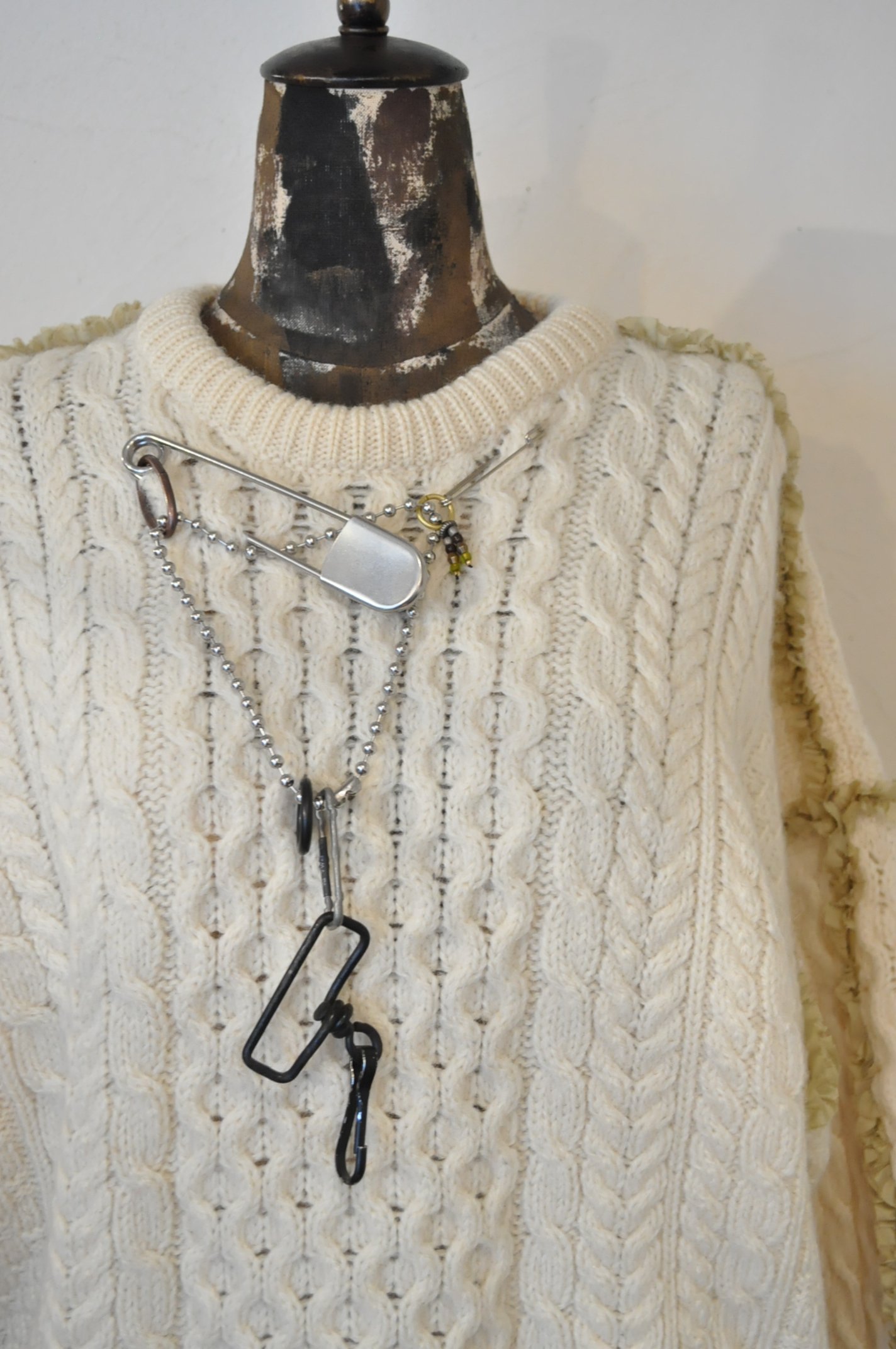 "sandglass cajiaira"新作の一点物アクセ