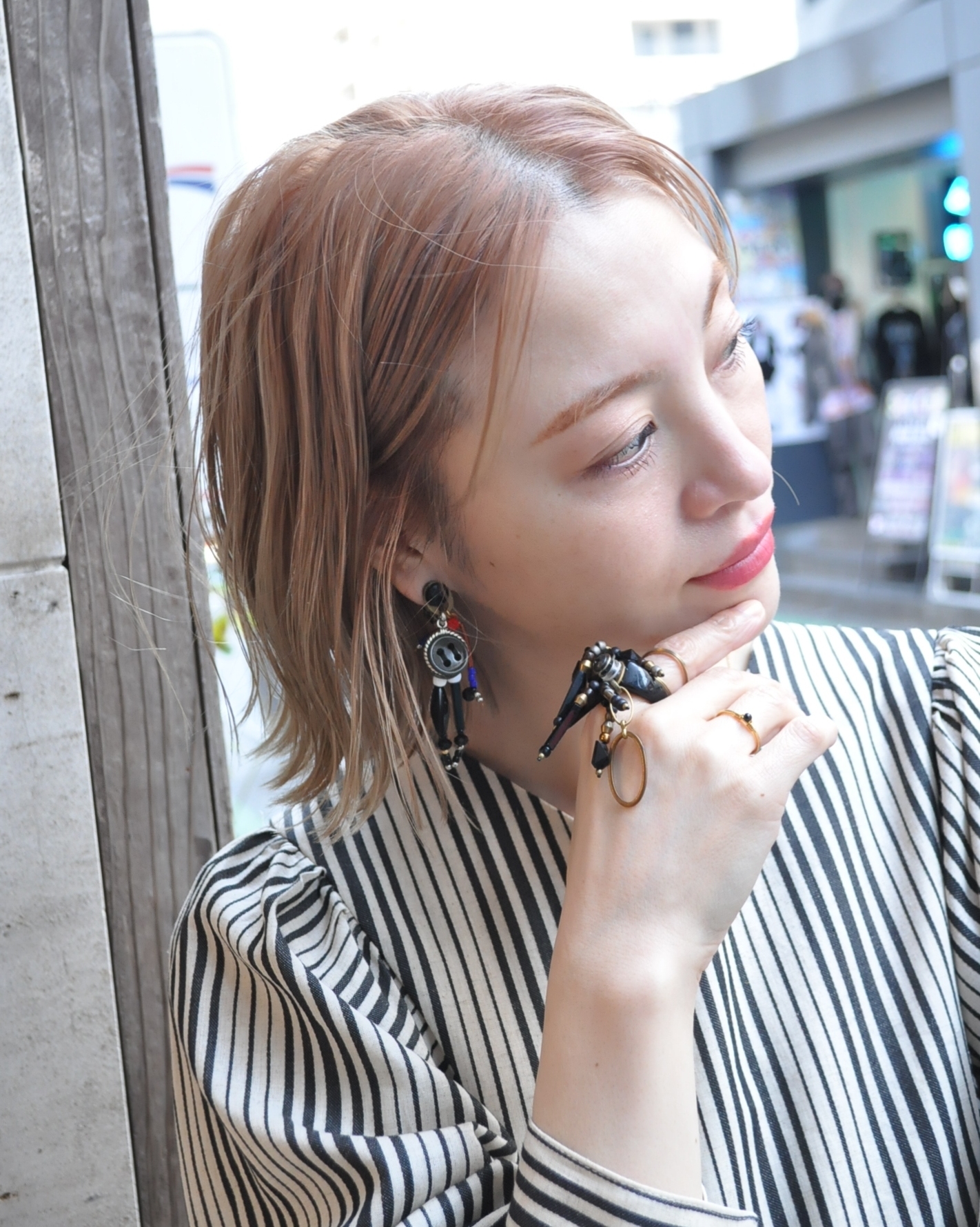 "sandglass cajiaira"アクセサリーコーデネート。