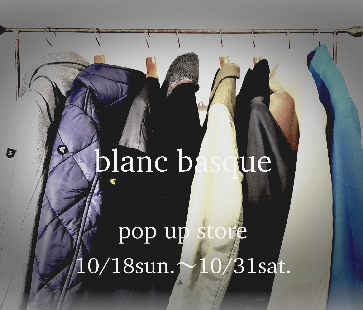 "blanc basque" POP UP STORE開催のお知らせ