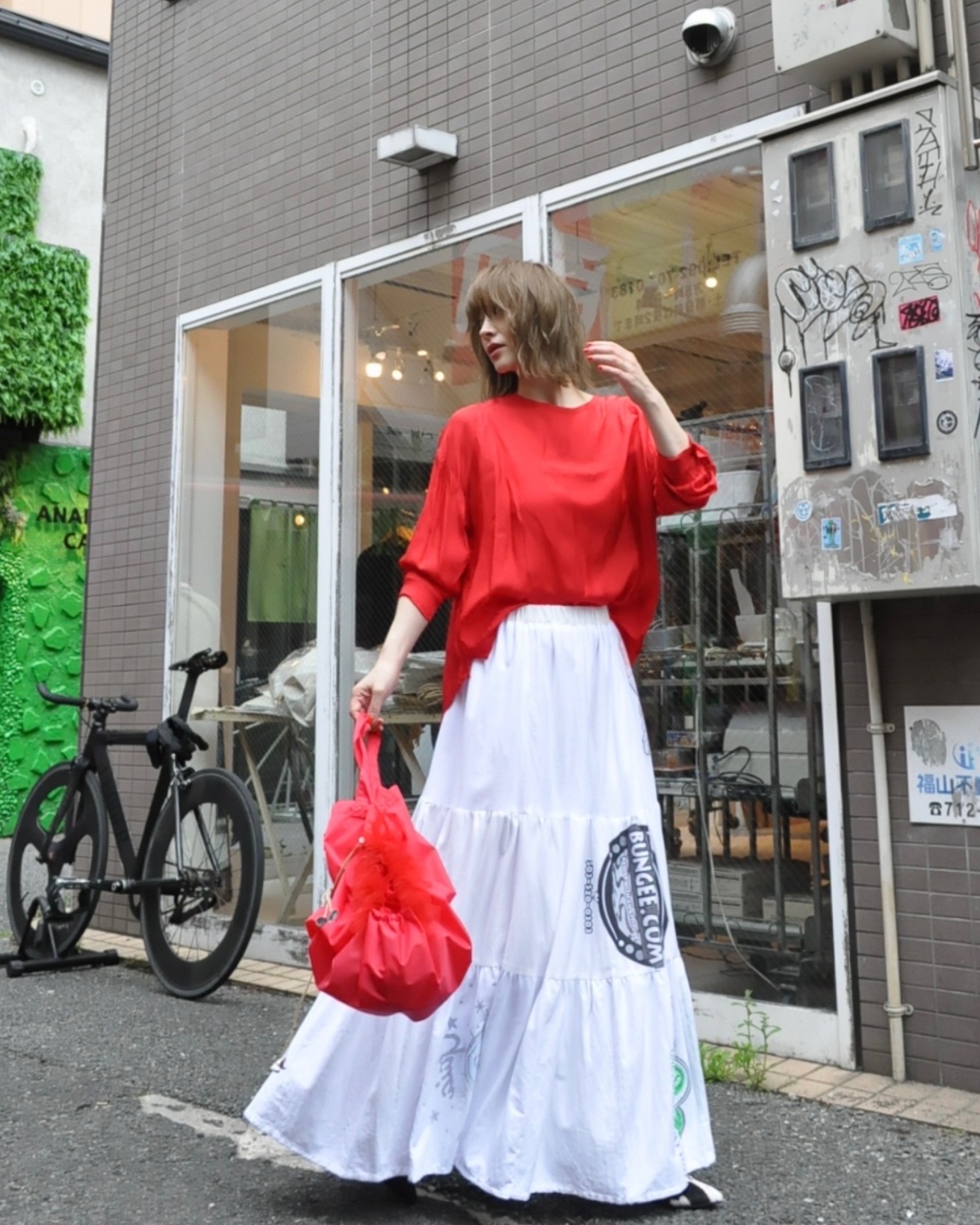 "RehersalL"好評のティアードスカート