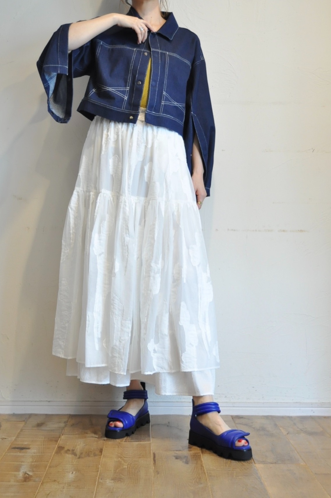 "Thomas Magpie" ジャガードスカート。