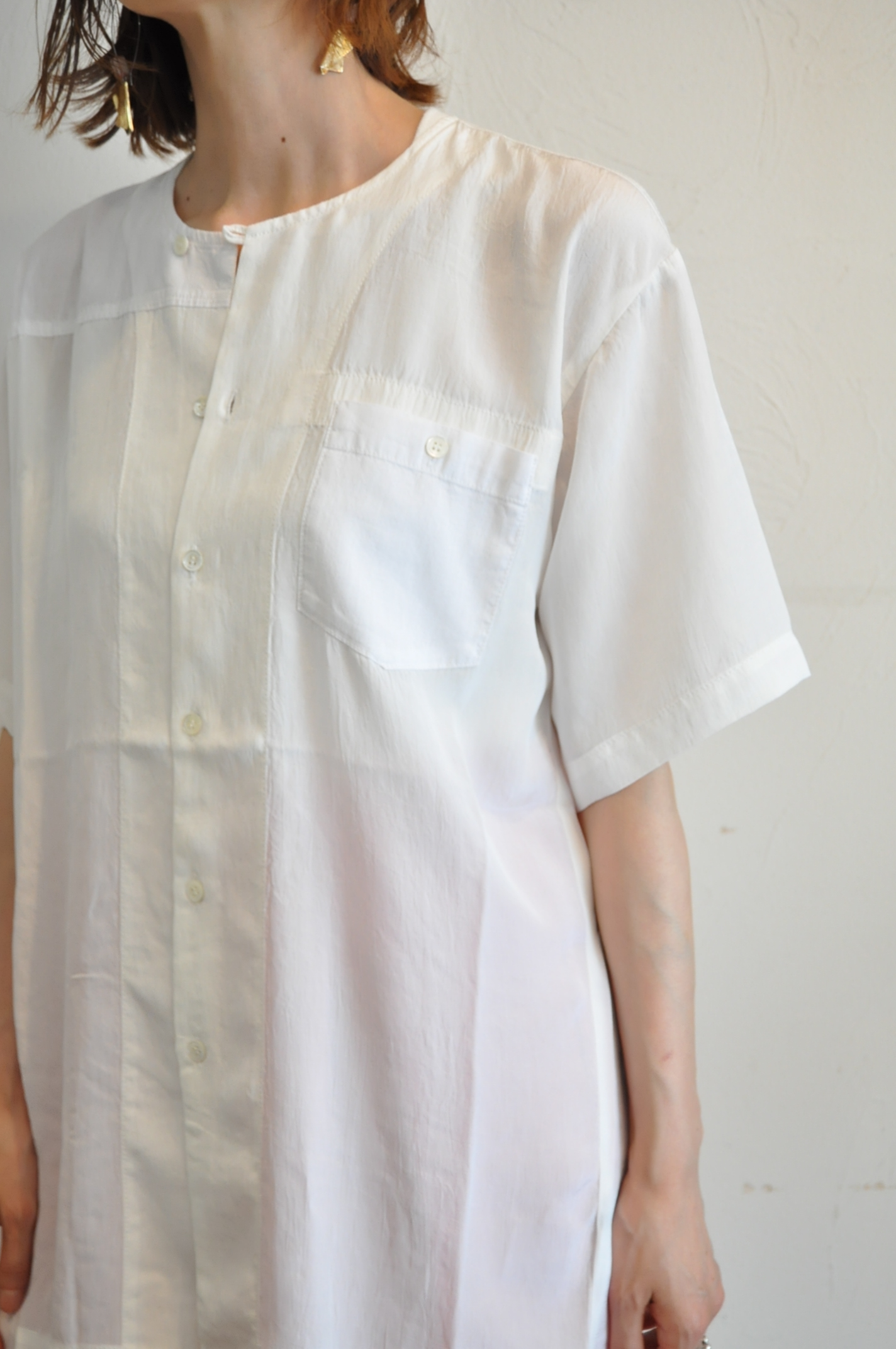 "garance et violette"真夏も快適なシャツ。　