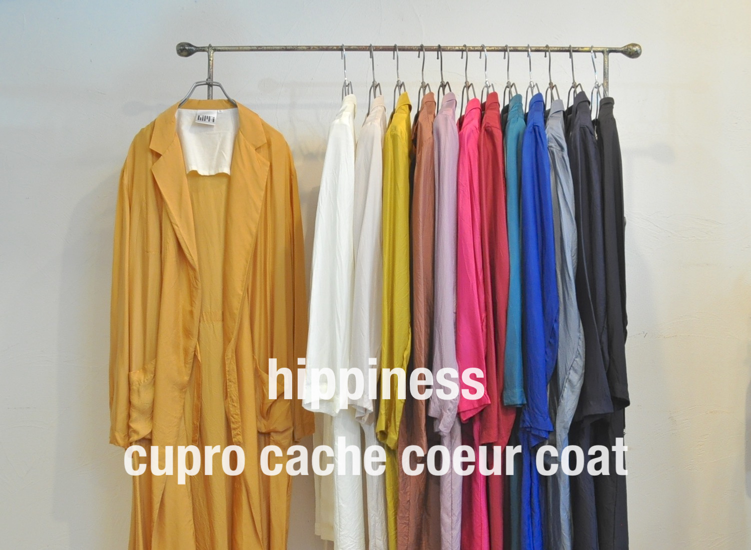 "hippiness" カシュクールコート13色！！