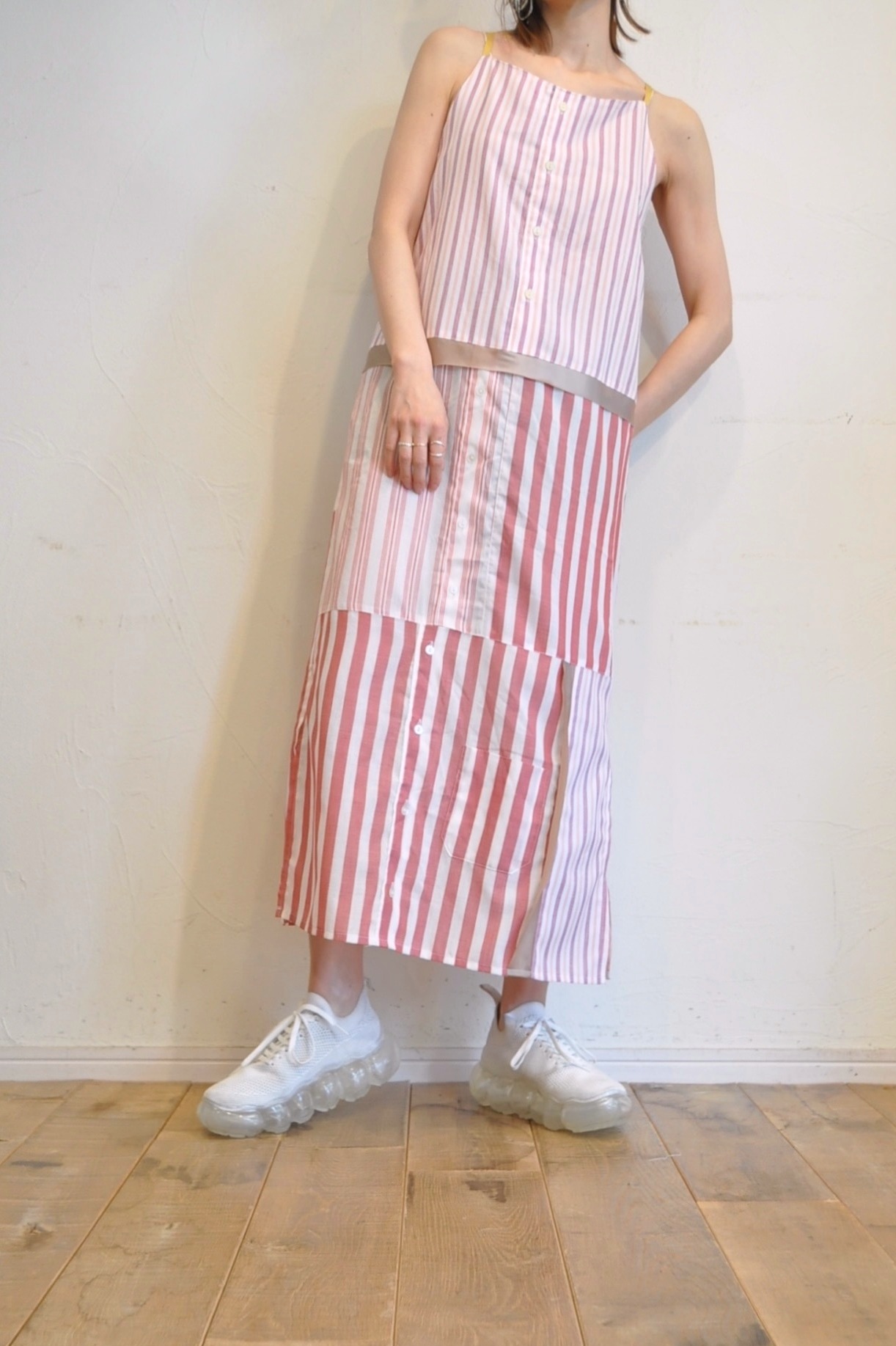 "RehersalL"ストライプパッチワーク！