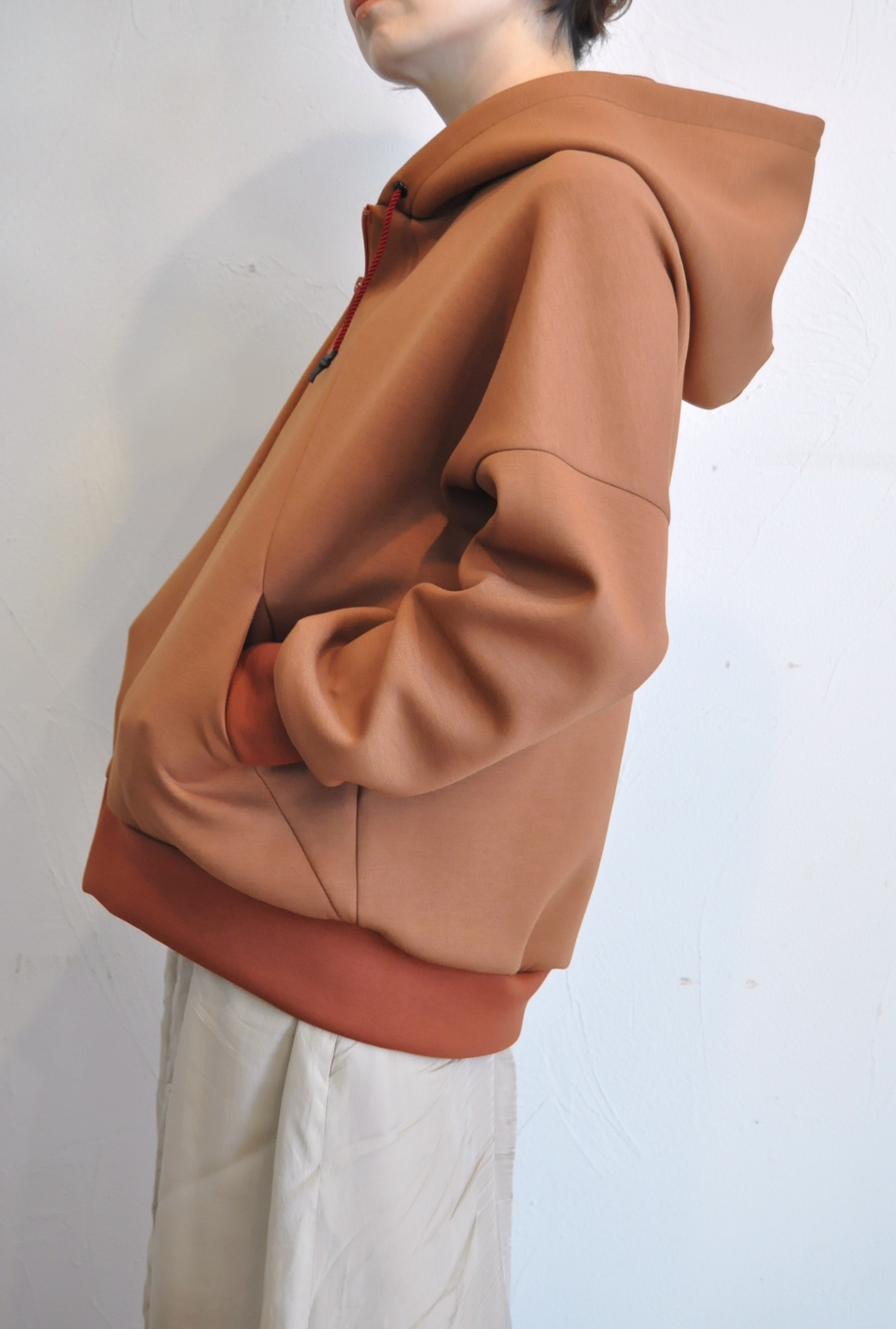 "hippiness" cutting parka!!