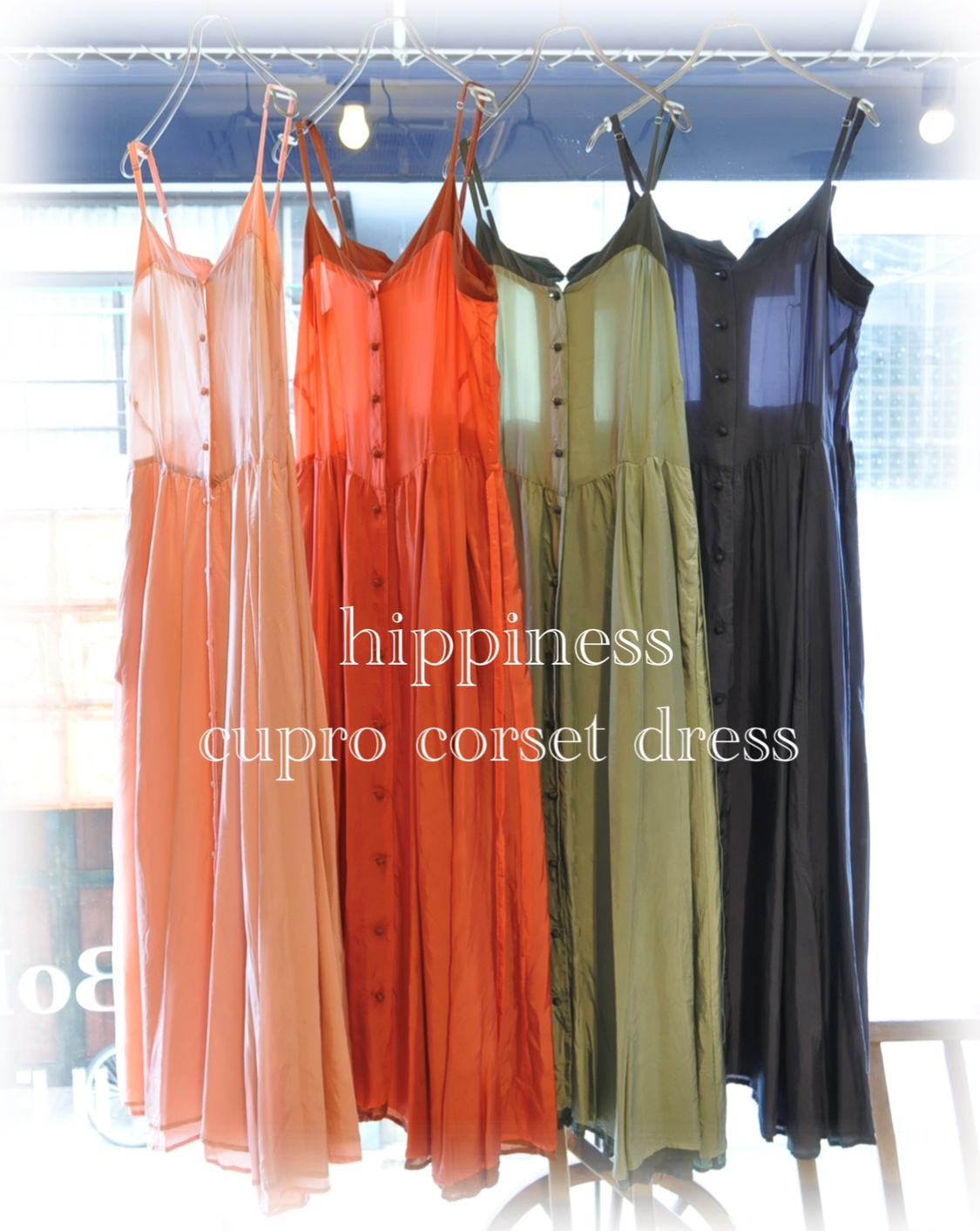 "hippiness" コルセットドレス