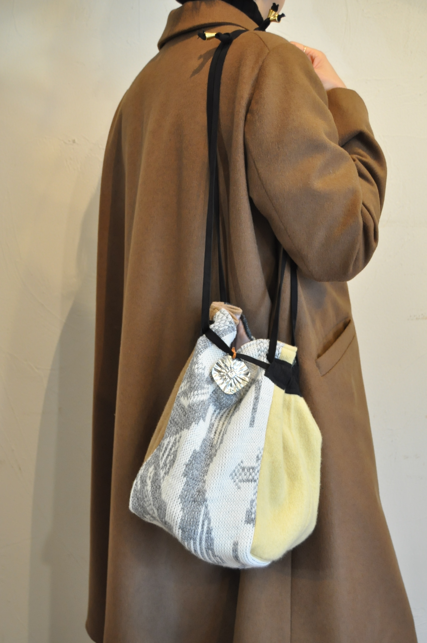 "RehersalL" ニットミックスバッグ