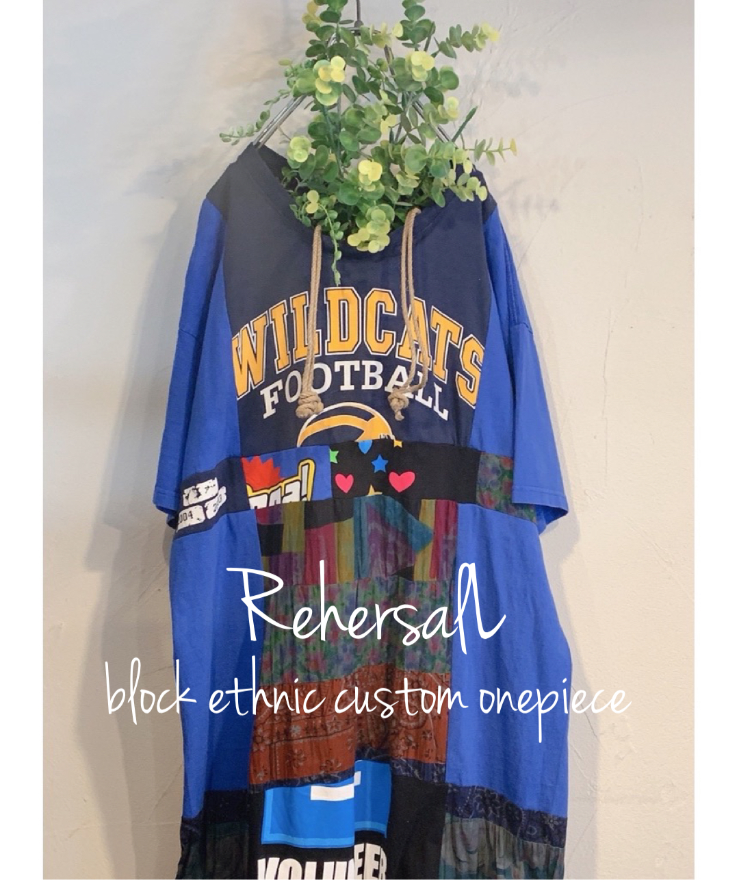 "RehersalL"新作Tシャツワンピース！