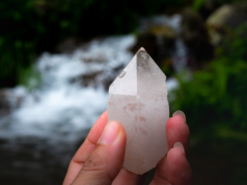 【制作のこと】水晶の原石を