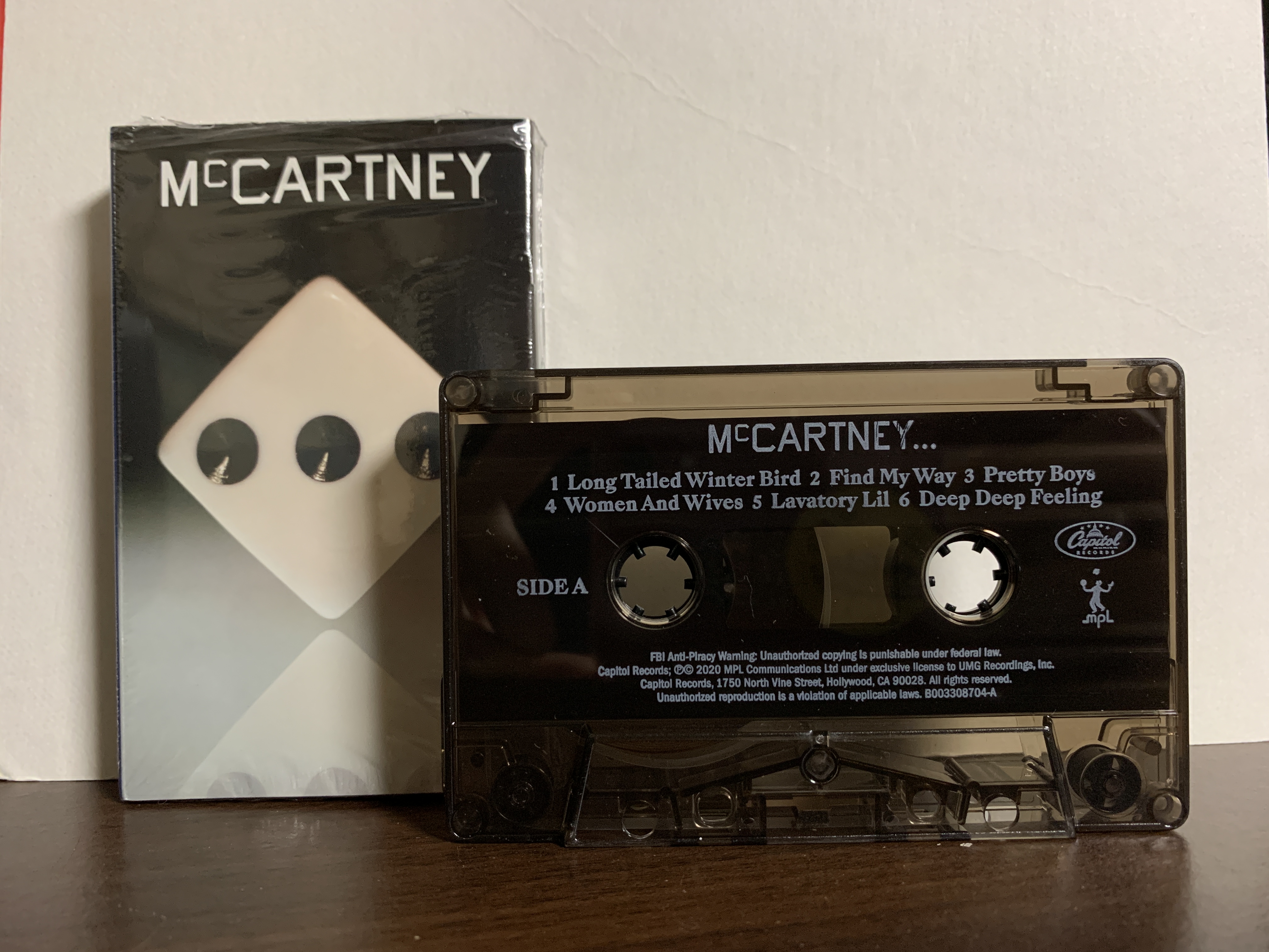 ポールマッカートニー 「McCartneyⅢ」輸入カセットテープについて