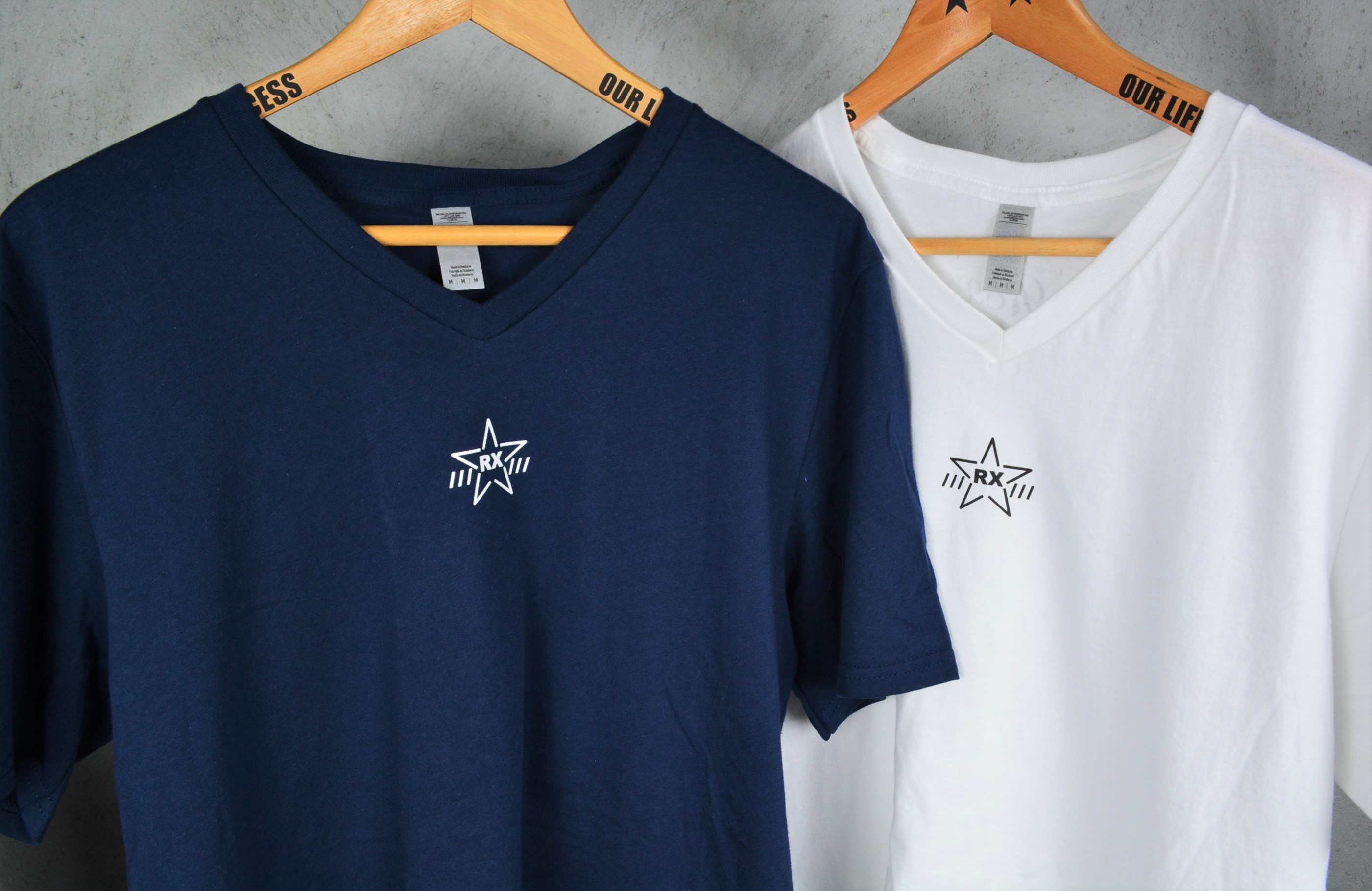 RX STAR　VネックTシャツリリースしました。
