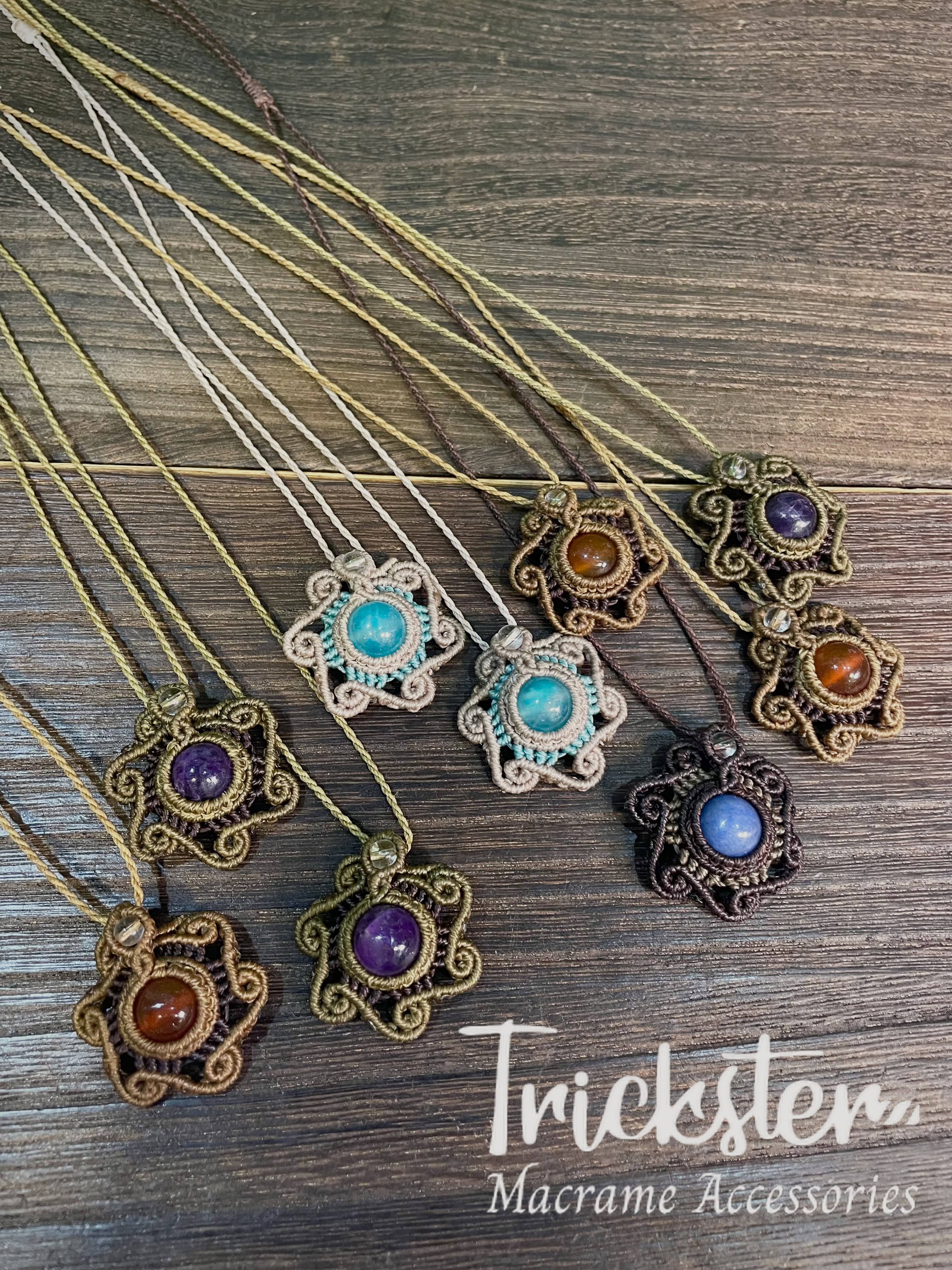 マクラメペンダント4点を追加いたしました