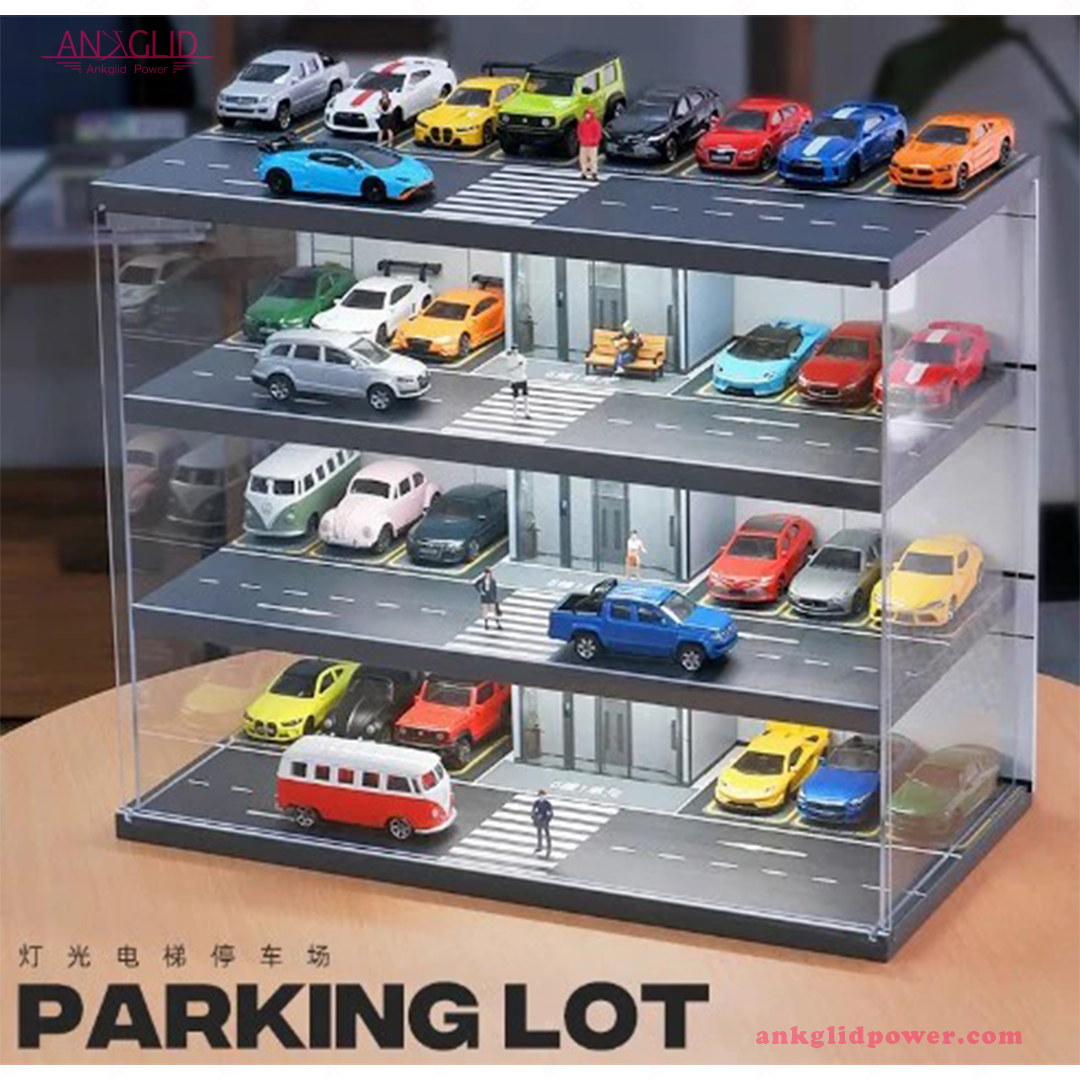 ミニカーを飾るのにピッタリな立体駐車場型ショーケースが登場！