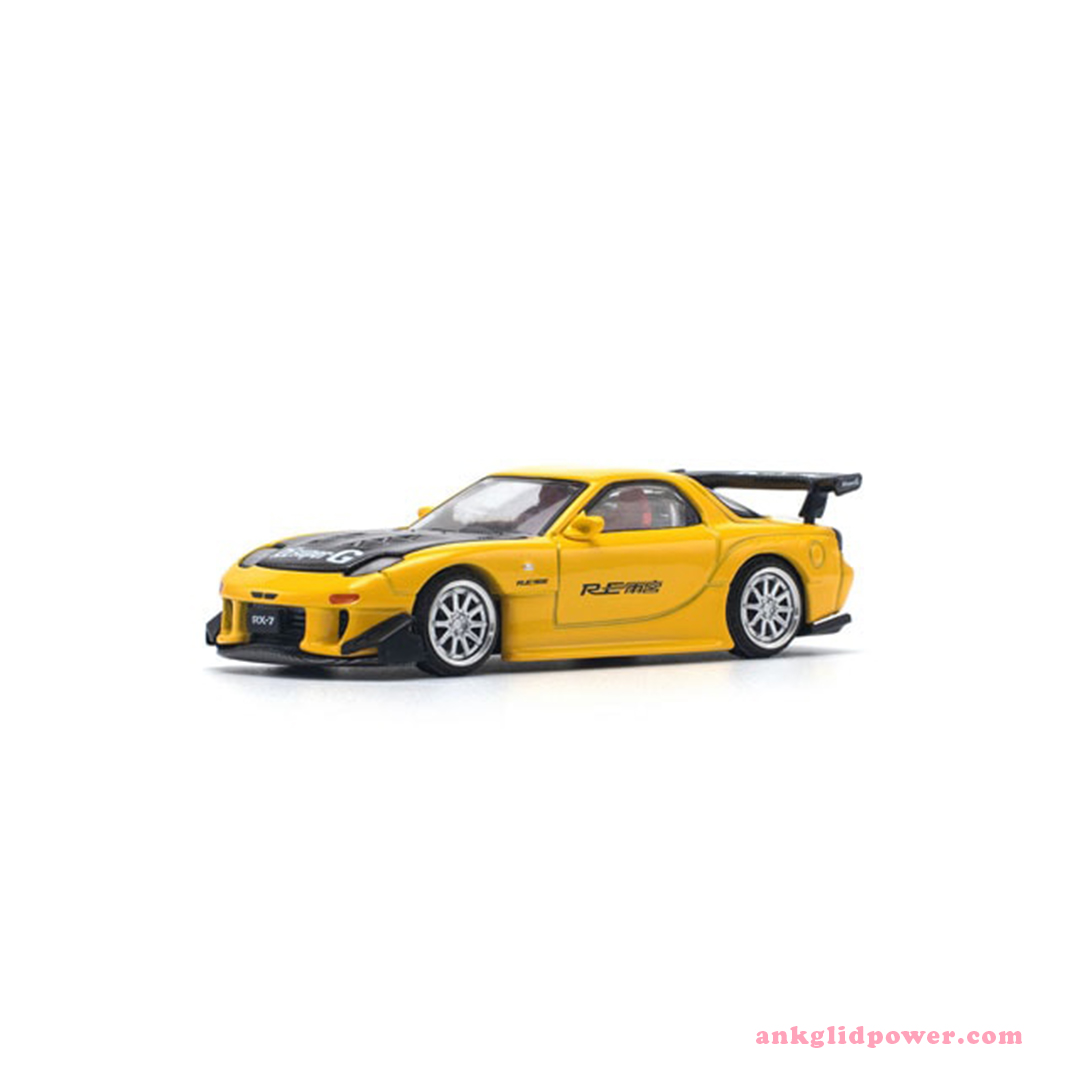 RE-AMEMIYA WIDEBODY YELLOW RX-7がポップレースから登場！