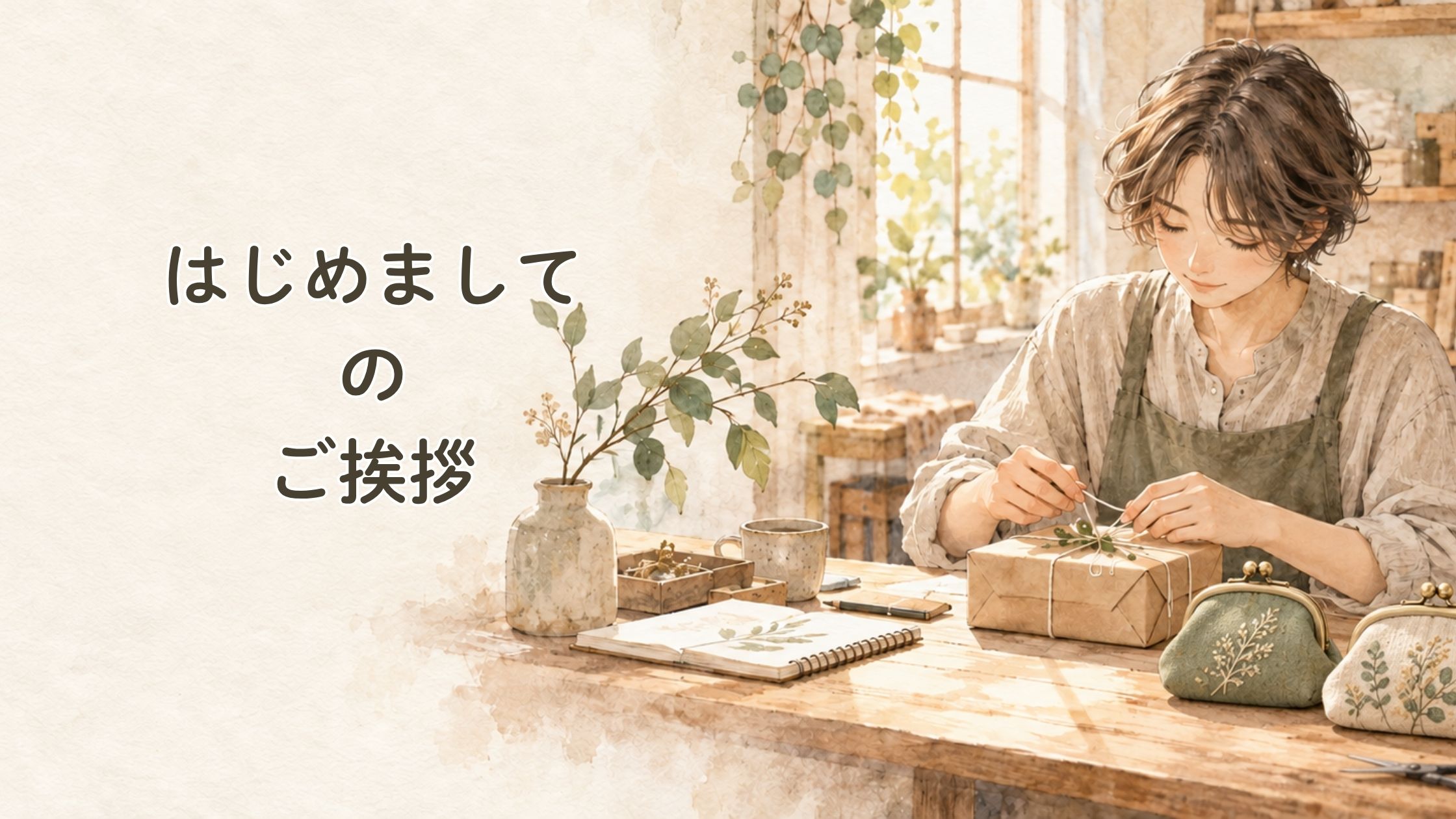 はじめましてのご挨拶