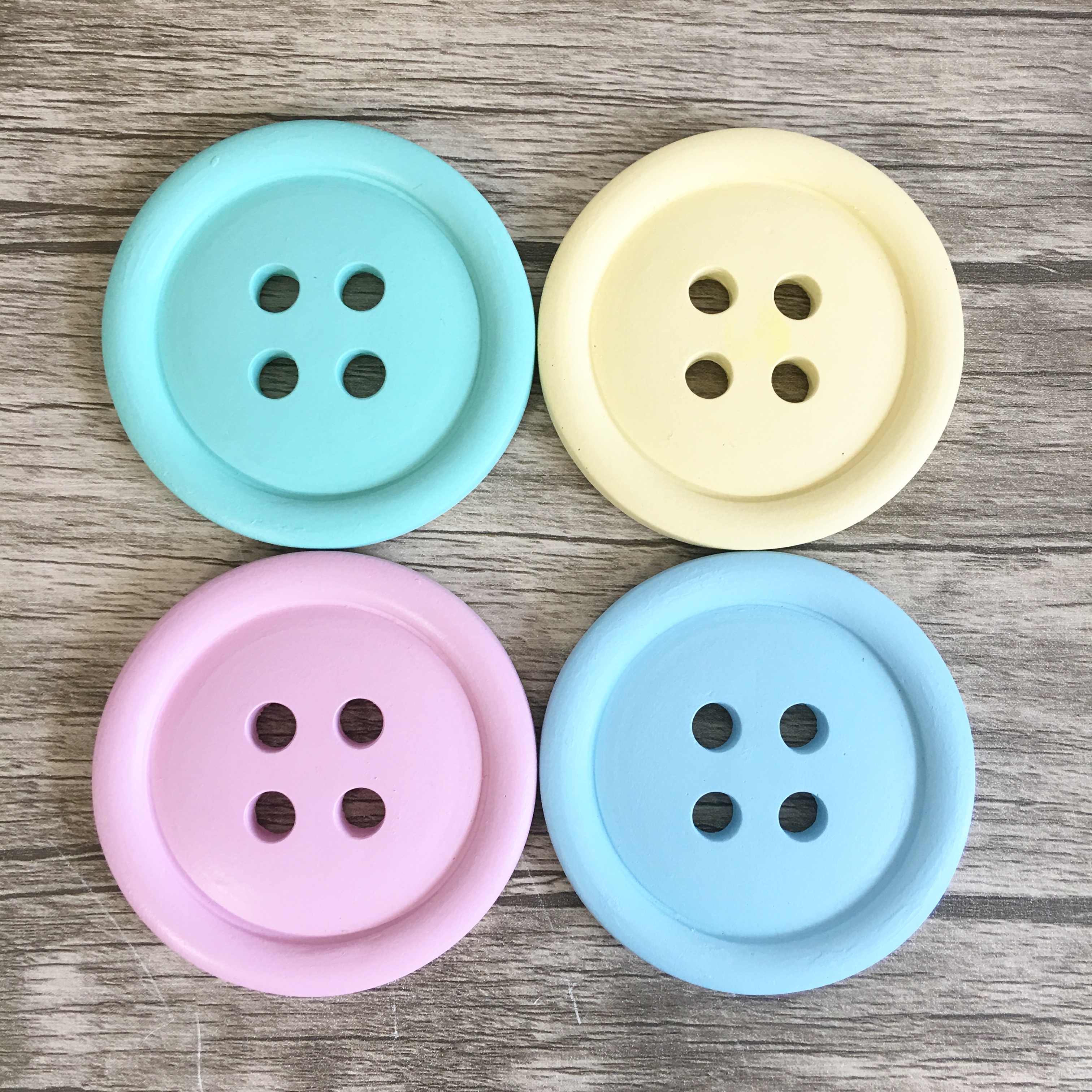 本物そっくり⋆ボタン型コースター