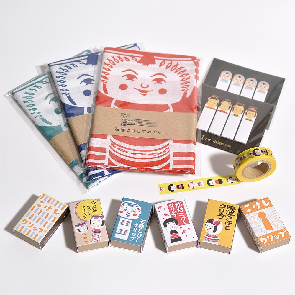 かわいいこけしグッズが入荷しました。