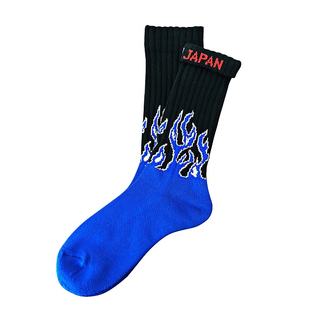 "Fire Burning -blue-" Socks 新作登場🔥