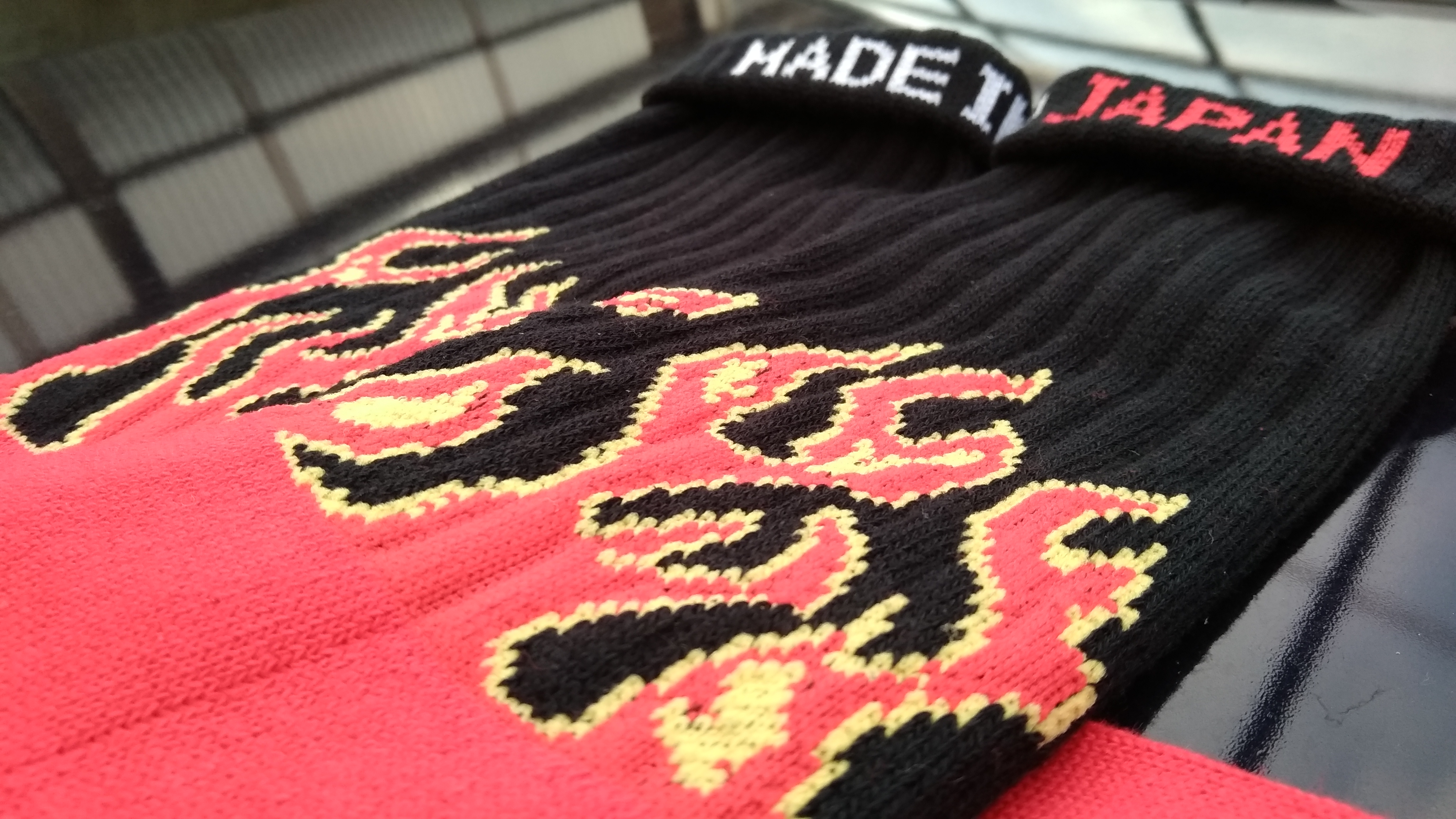 スケーターソックス("Fire Burning" Socks) 